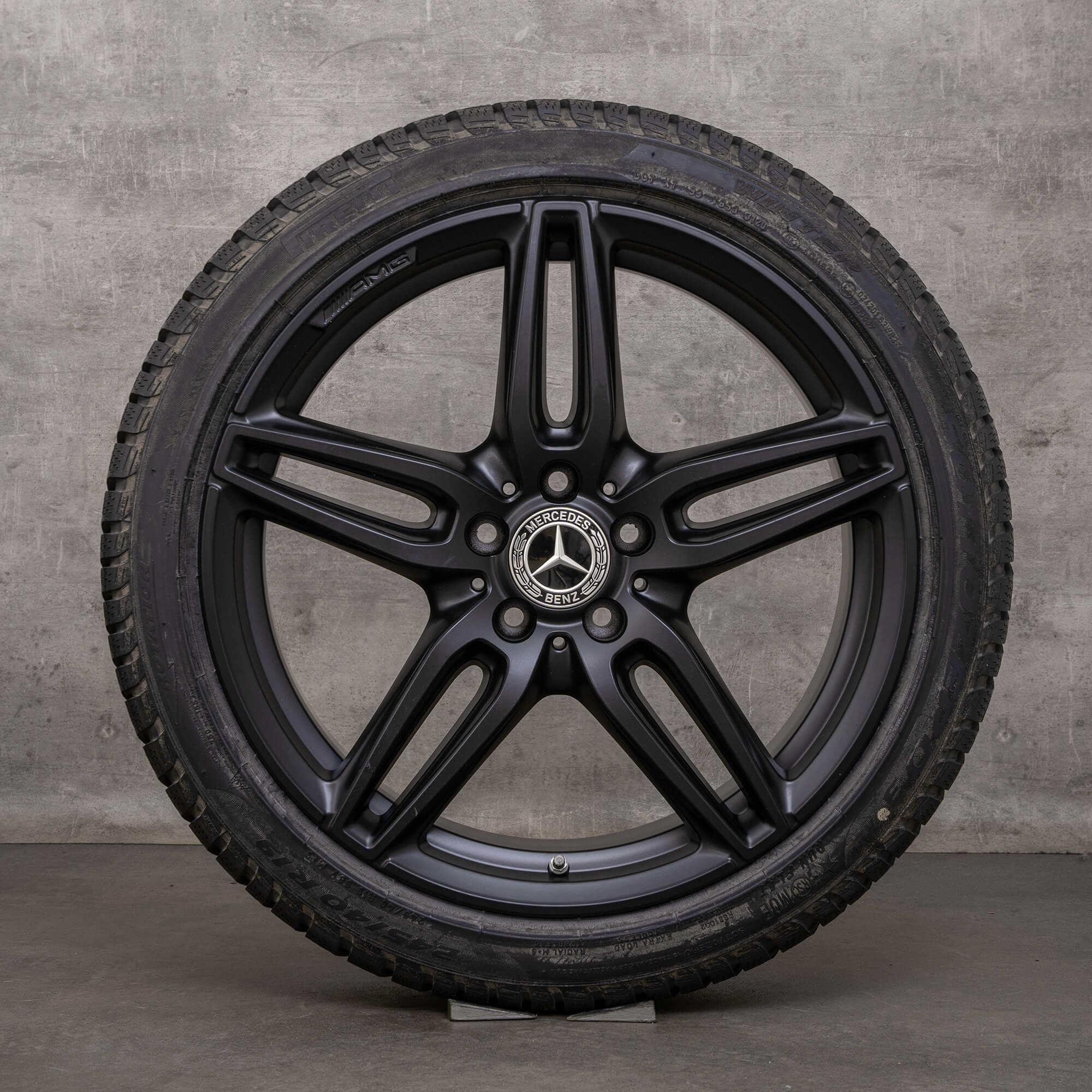 Original Mercedes Benz E-Klasse AMG Felgen 19 Zoll W213 S213 C238 A238 Sommerräder A2134012000 A2134012100 schwarz seidenmatt