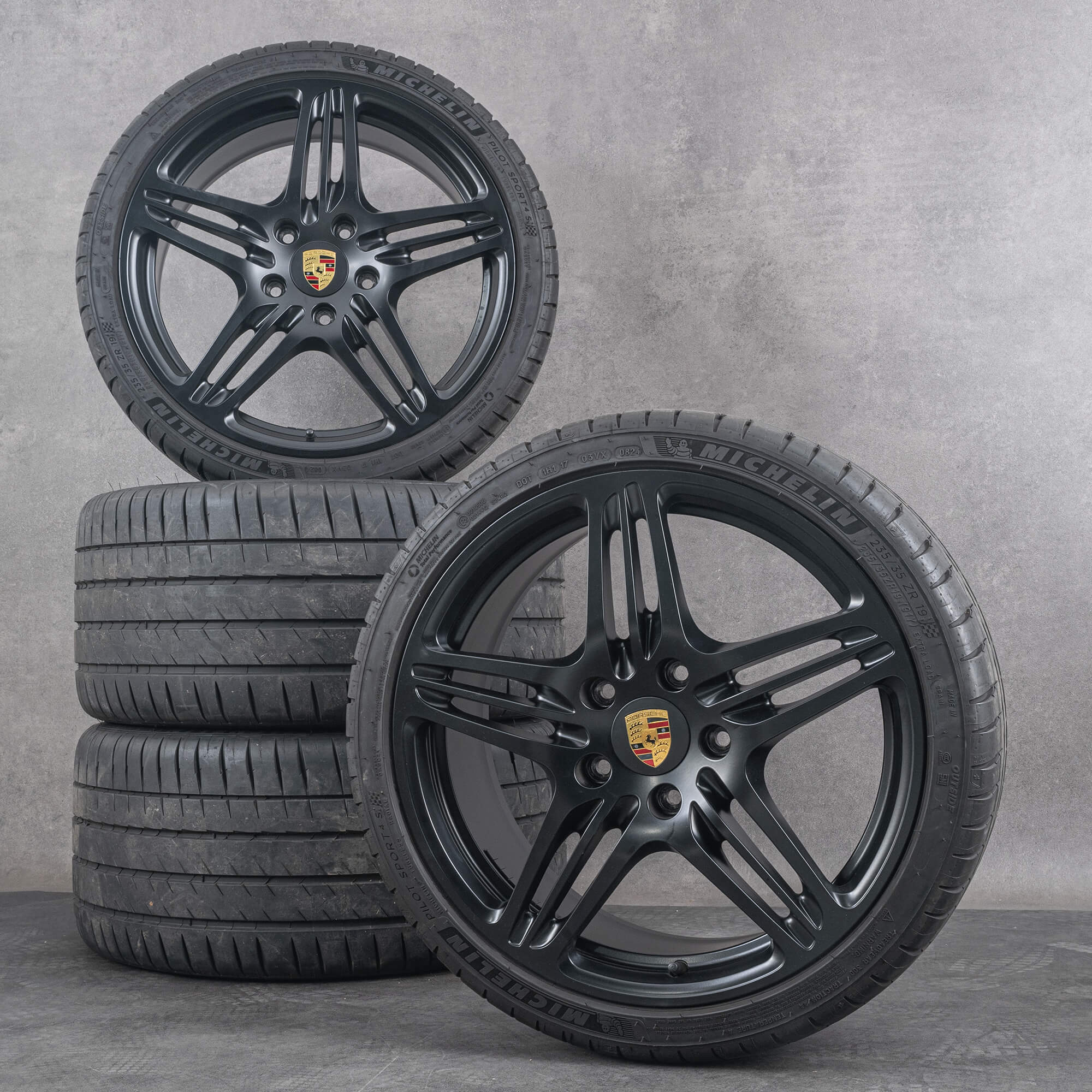 Original Porsche llantas 19 pulgadas 997 Turbo I rueda C2 neumáticos de verano ruedas