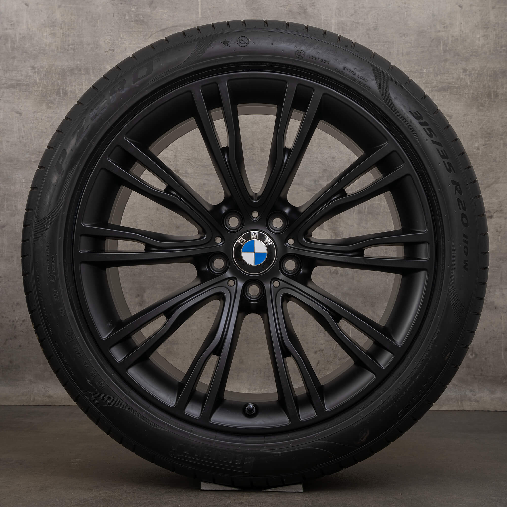 Original BMW X5 E70 F15 X6 F16 20 inch winter tires 551 rims