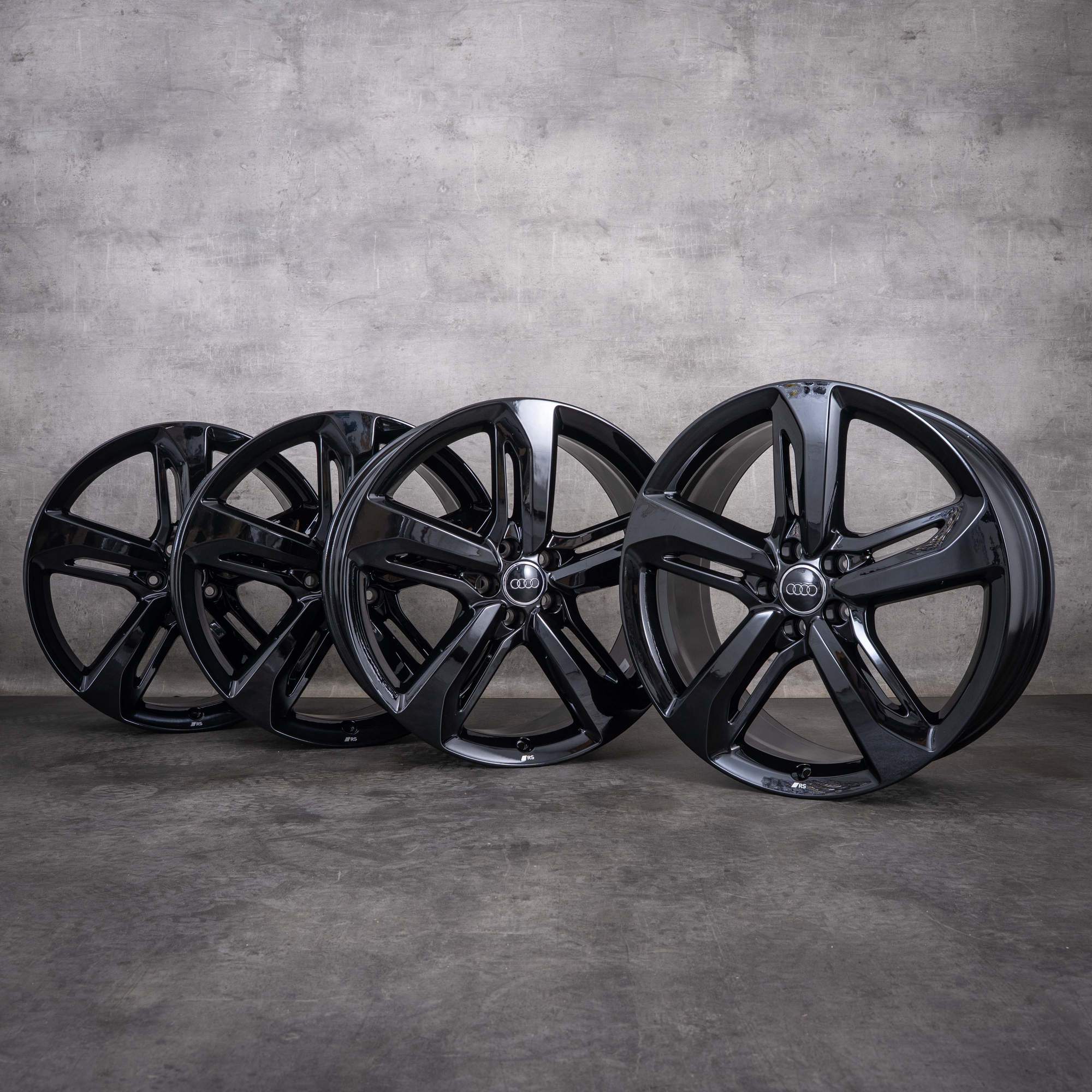 Cerchi originali Audi A6 S6 C7 4G Performance da 21 pollici 4G0601025CN Blade neri lucidi