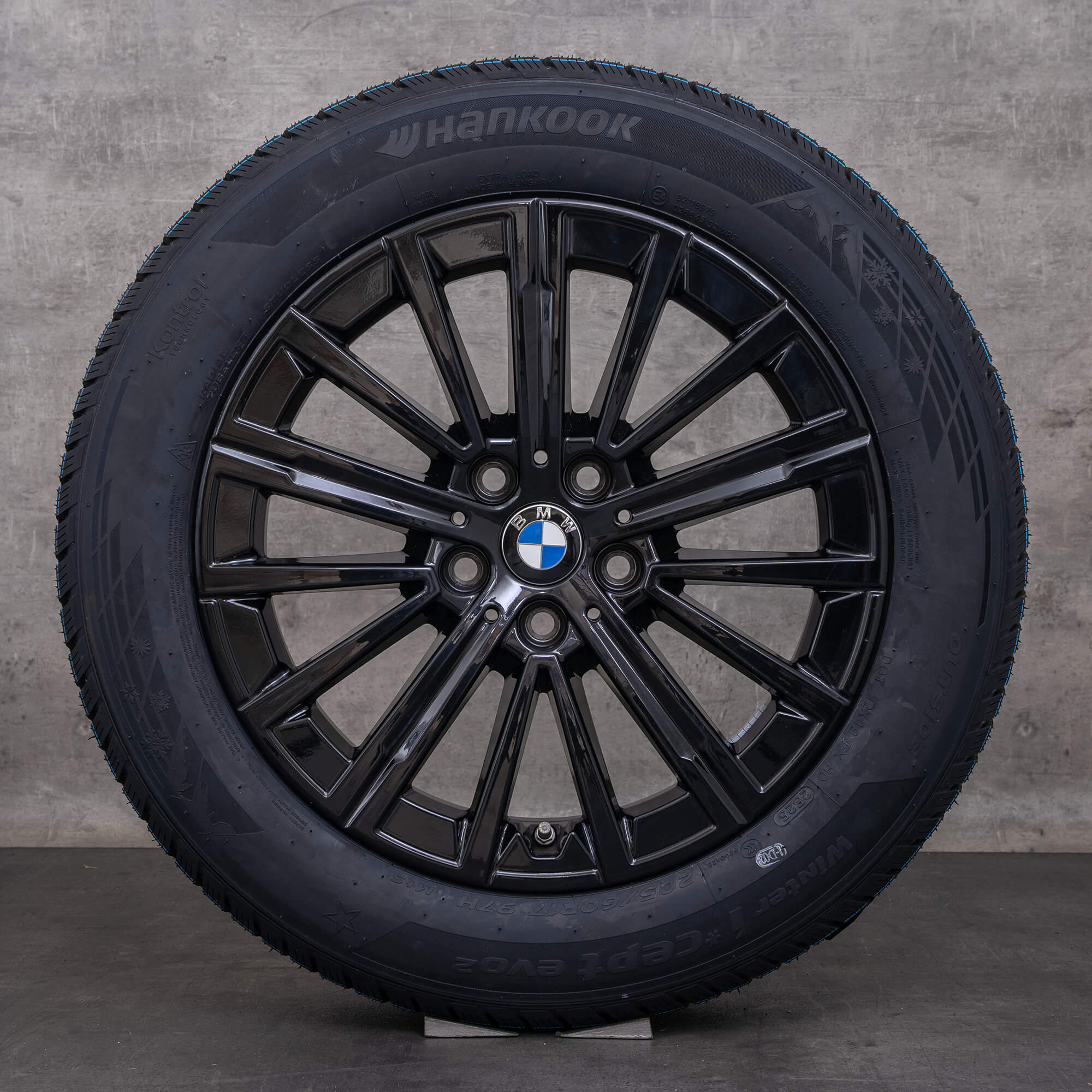 Original BMW X1 iX1 X2 Winterräder 17 Zoll U11 U10 Felgen Styling 833 5A094B2 jet black