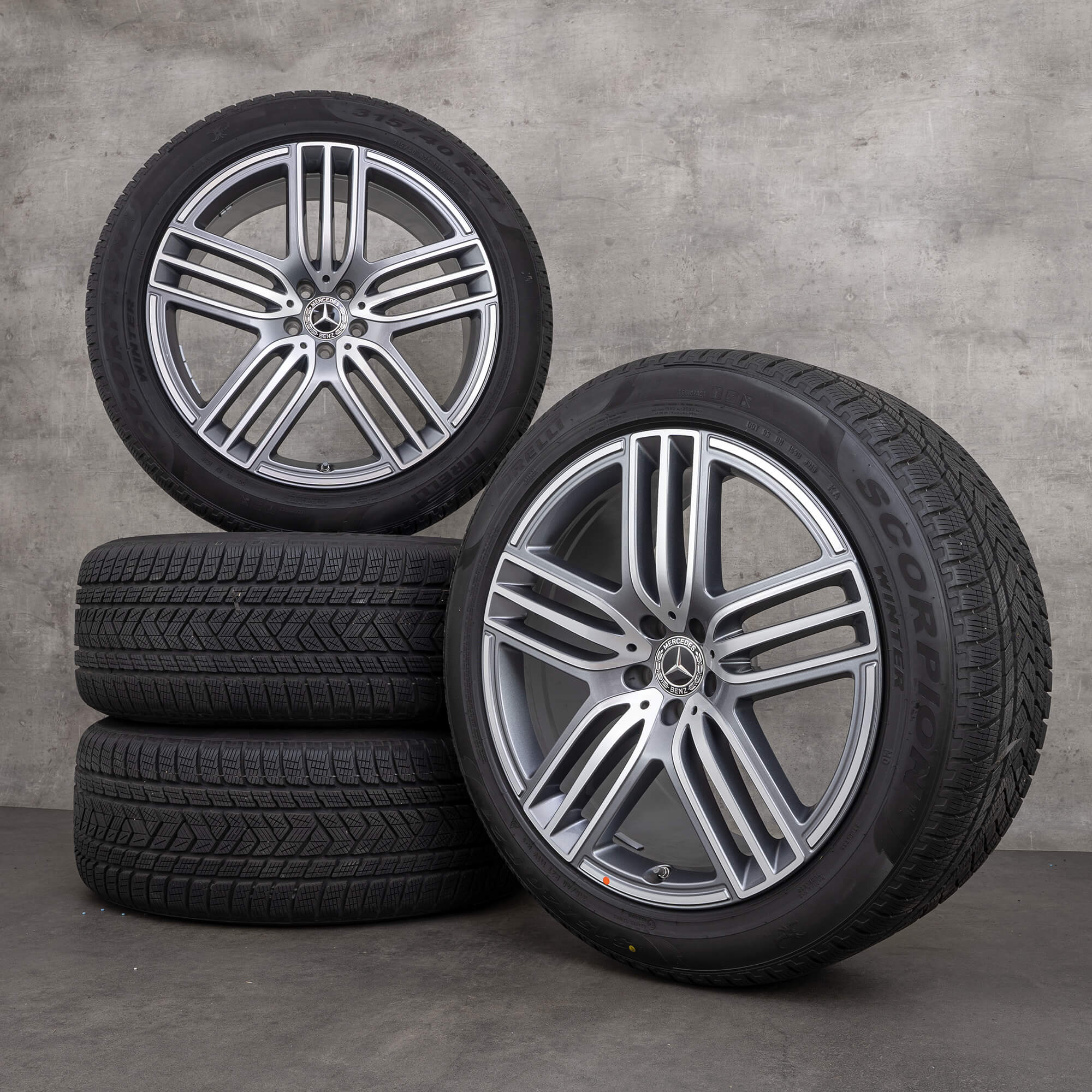 Mercedes Benz 21 inch rims GLS X167 winter wheels tires alloy rims
