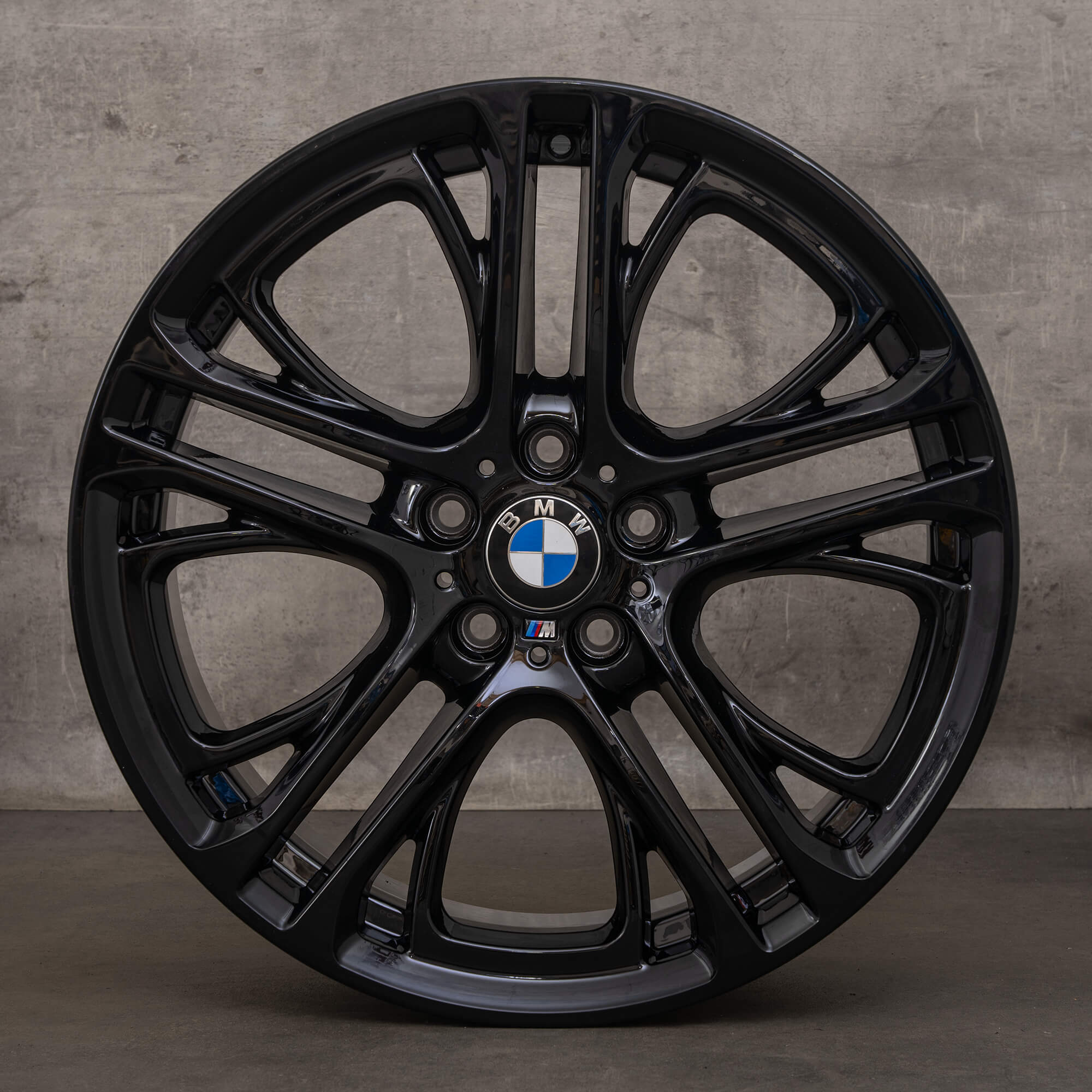 Original BMW X3 F25 X4 F26 Felgen 20 Zoll Styling 310 M 6787582 6787583 schwarz hochglanz Alufelgen