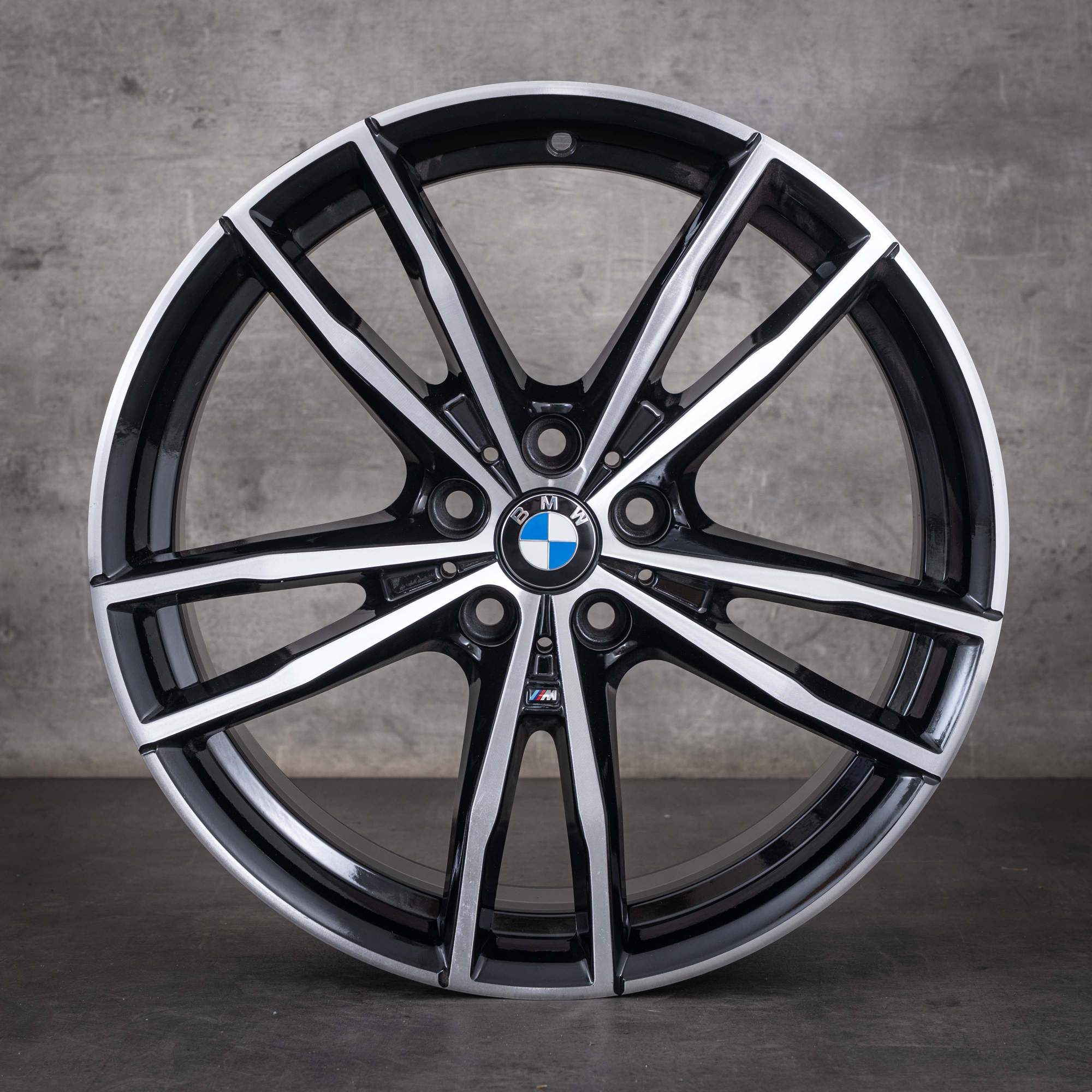 Original BMW 2er 3er 4er Felgen 19 Zoll G42 G20 G21 G22 G23 Sommerräder Styling 791 M 8090094 8090095 schwarz glanzgedreht