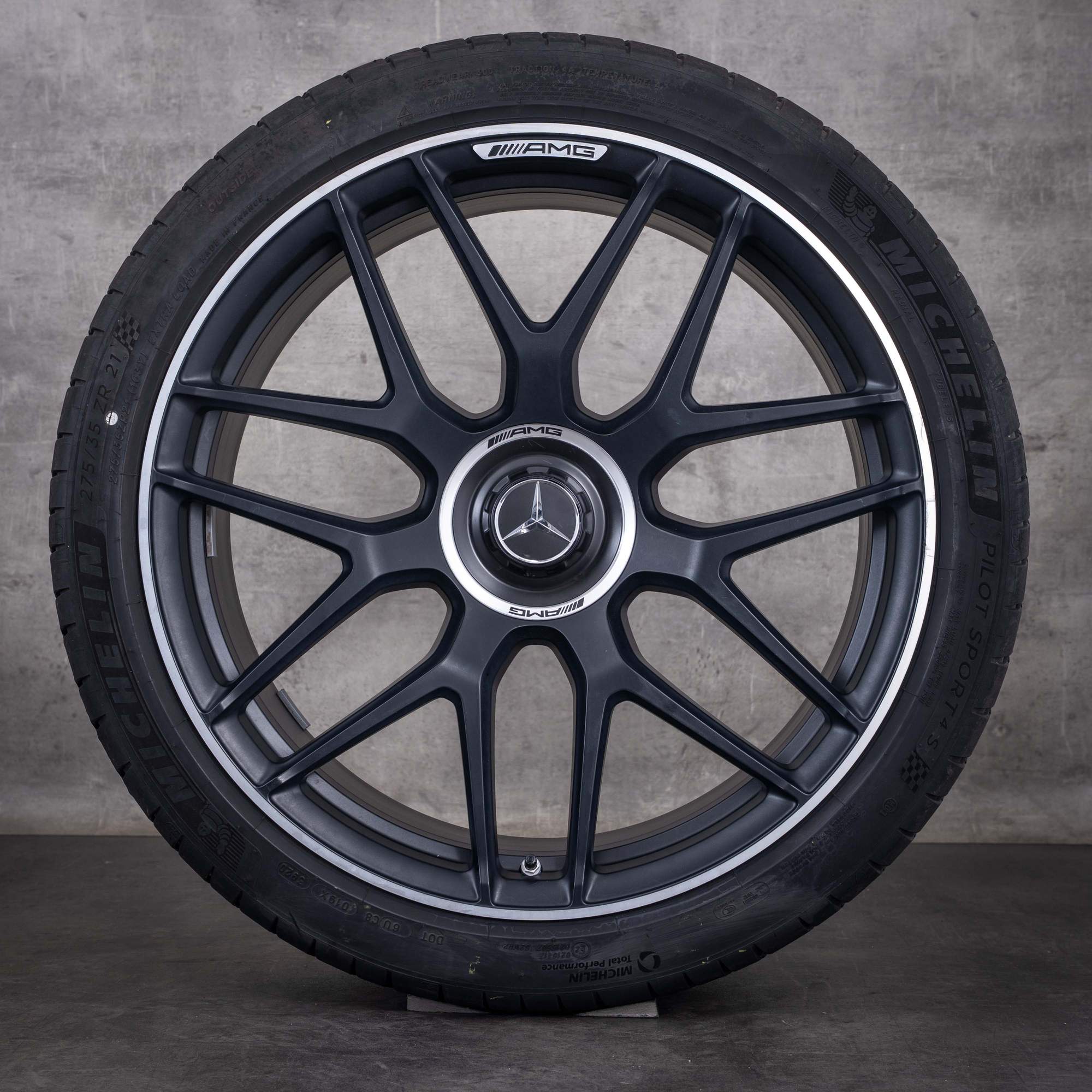 Original Mercedes Benz AMG GT 43 53 63 S 4Matic+ & E Performance Felgen 21 Zoll X290 4-Türer Sommerräder A2904010800 A2904010900 schwarz glanzgedreht