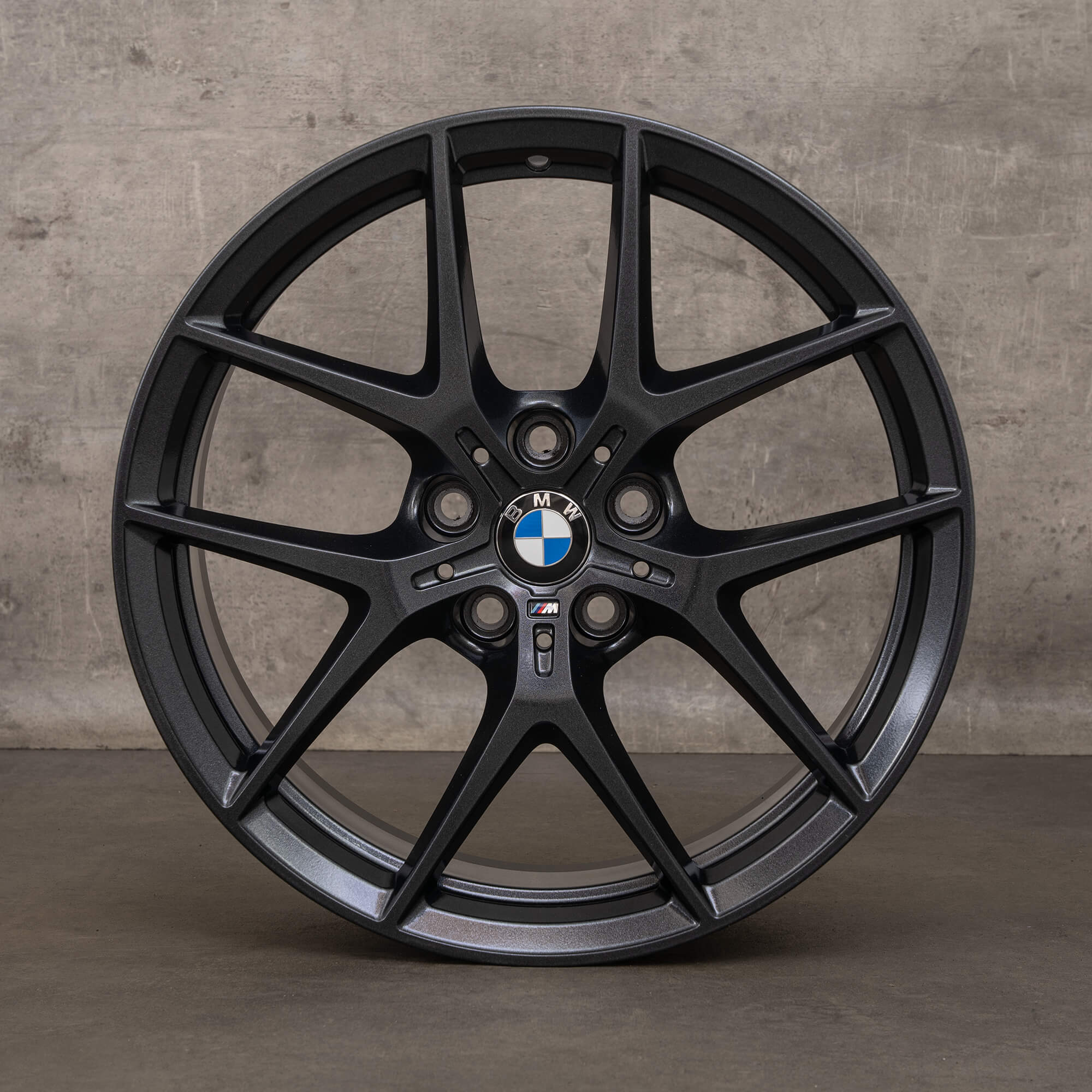 Original BMW 1er F40 2er F44 18 Zoll Felgen 554 M 8092353 schwarz metallic