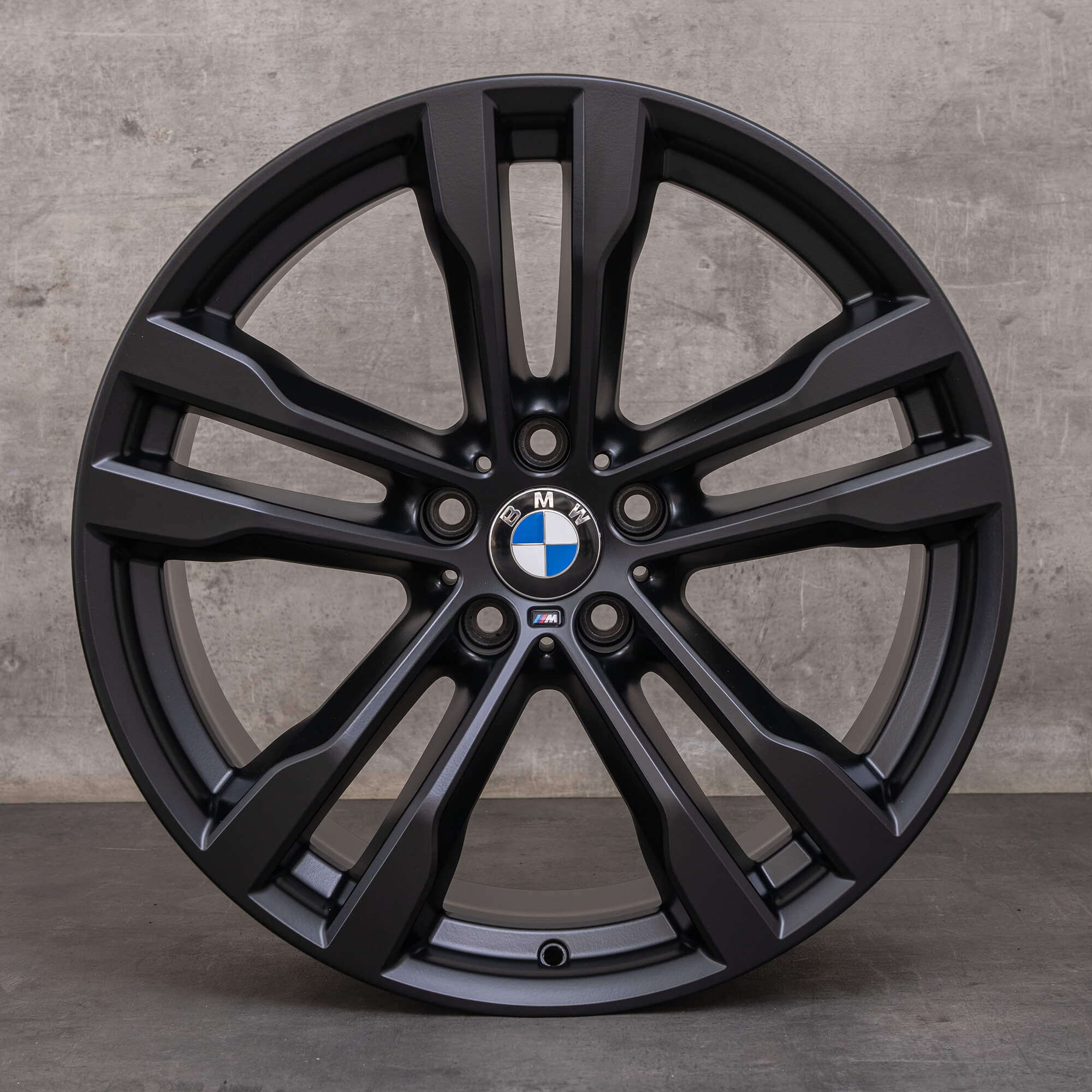 OEM BMW X5 X6 rims 20 inch E70 F15 F16 Styling 468 M 7846788 7846789 black matt