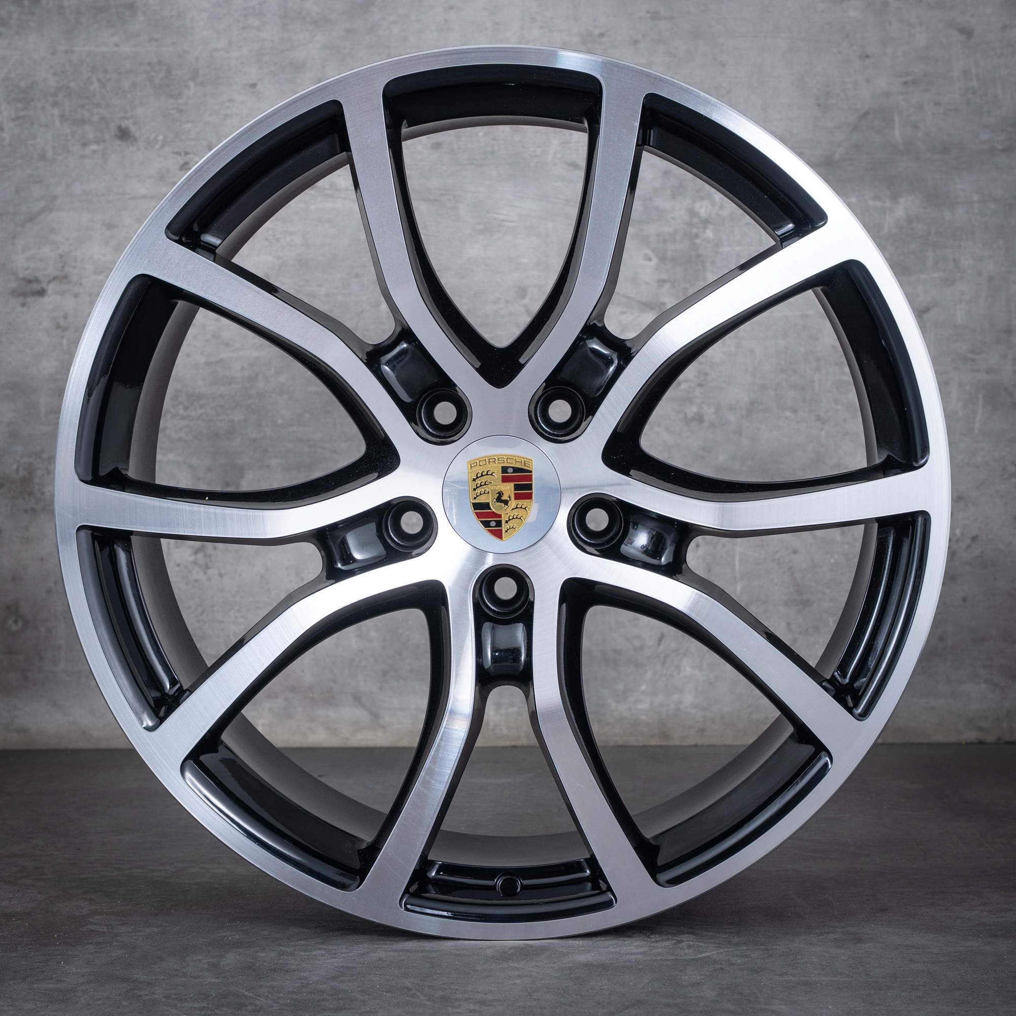 Oryginalne felgi Porsche Cayenne 21 cali 9YA E3 I II 9Y0601025BH 9Y0601025BJ czarne polerowane