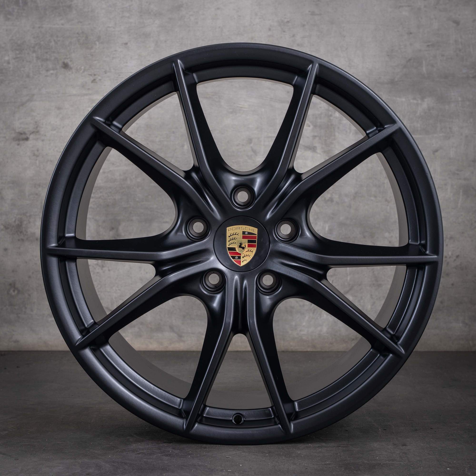 Alkuperäiset Porsche 991 II -vanteet 20 tuumaa Carrera-kesärenkaat 99136271000 99136276002 mattamusta