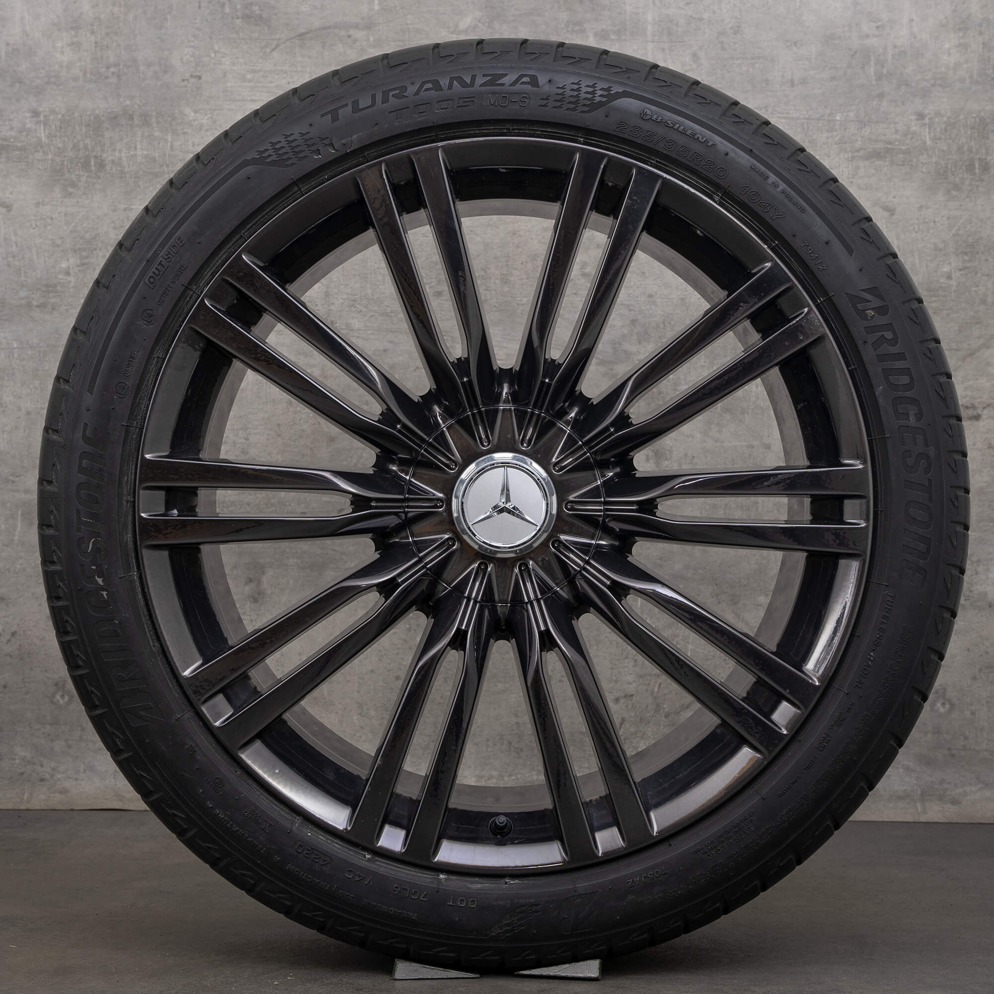 Alkuperäiset Maybach Mercedes Benz S-sarjan vanteet 20 tuuman W223 Z223 kesärenkaat A2234014000 A2234014100 savukromi kesäpyörät kesäpyörät.