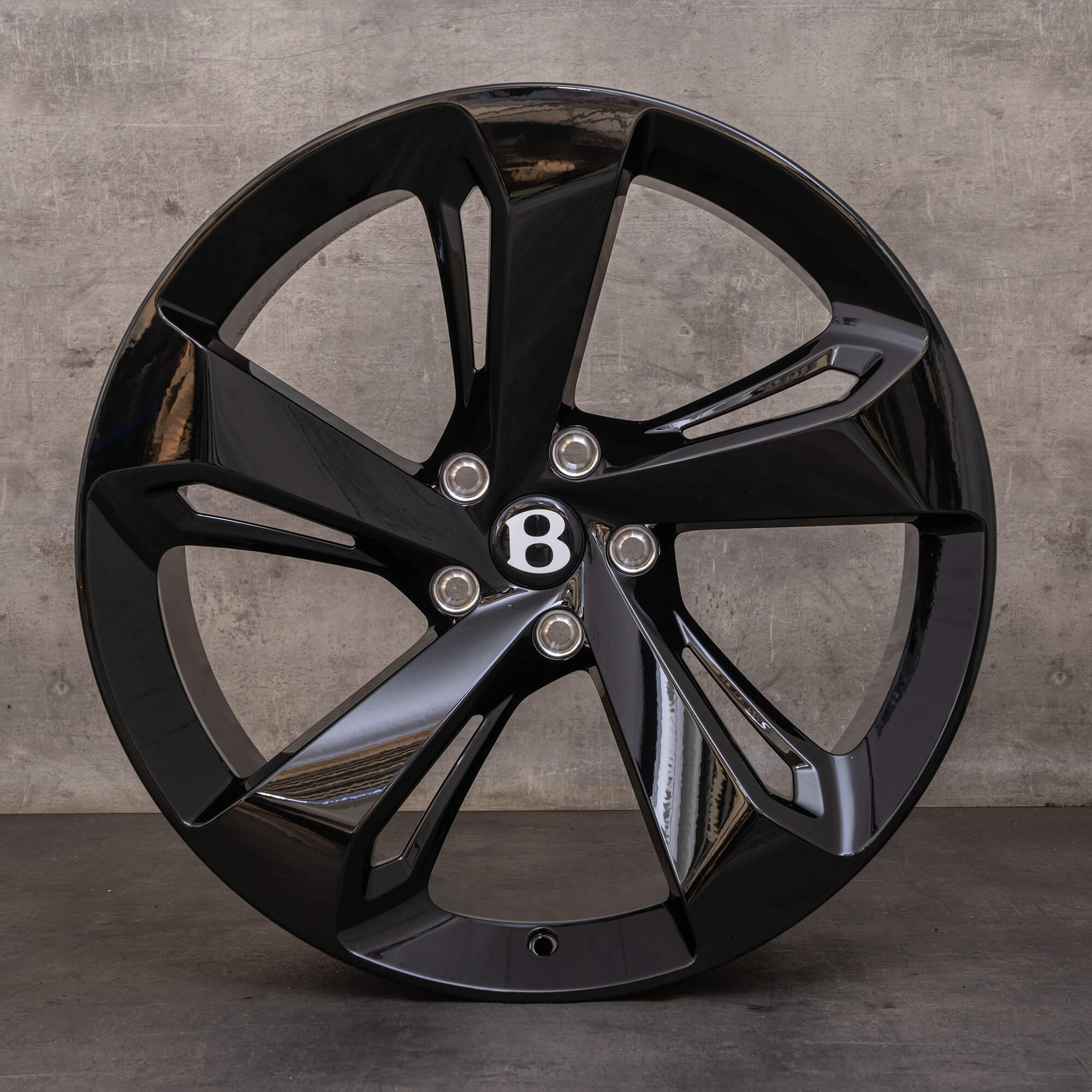 Original Bentley Winterräder 22 Zoll Bentayga Felgen 36A601025D schwarz glanz NEU