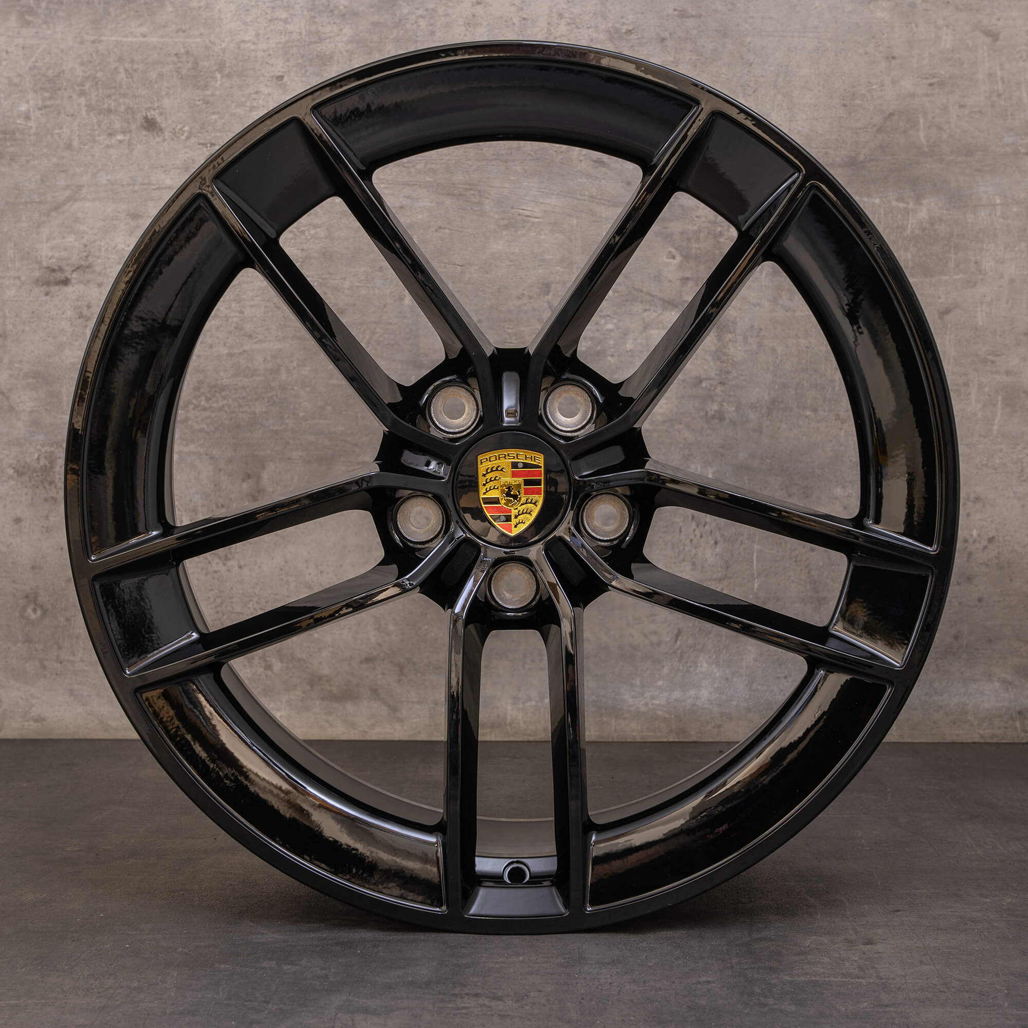 Originele Porsche 911 velgen 20 21 inch 992 II 992601025ET 992601025GG zwart glans NIEUW