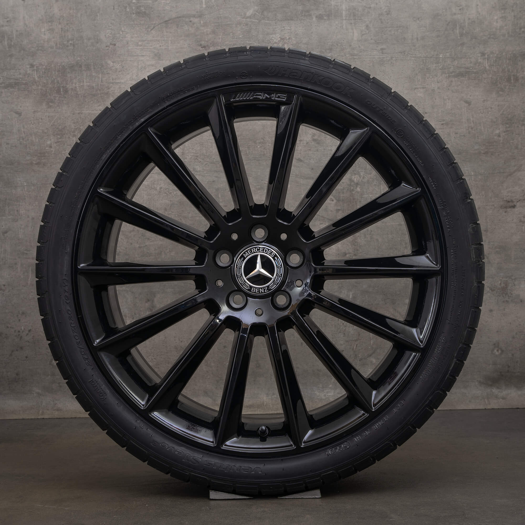 Alkuperäiset Mercedes Benz E-sarja AMG vanteet 20 tuuman W213 S213 C238 A238 kesäpyörät A2134012200 A2134012300 mustat kiiltävät