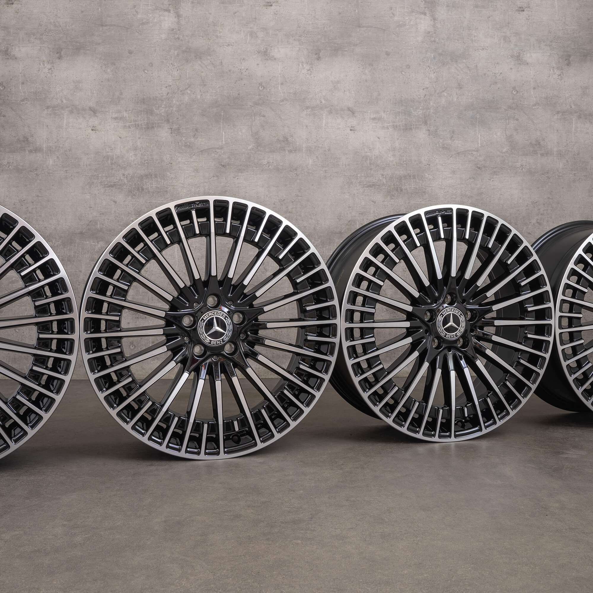 Alkuperäiset Mercedes Benz EQA EQB AMG vanteet 20 tuuman H243 X243 A2434010600 musta kiillotettu UUTUUS