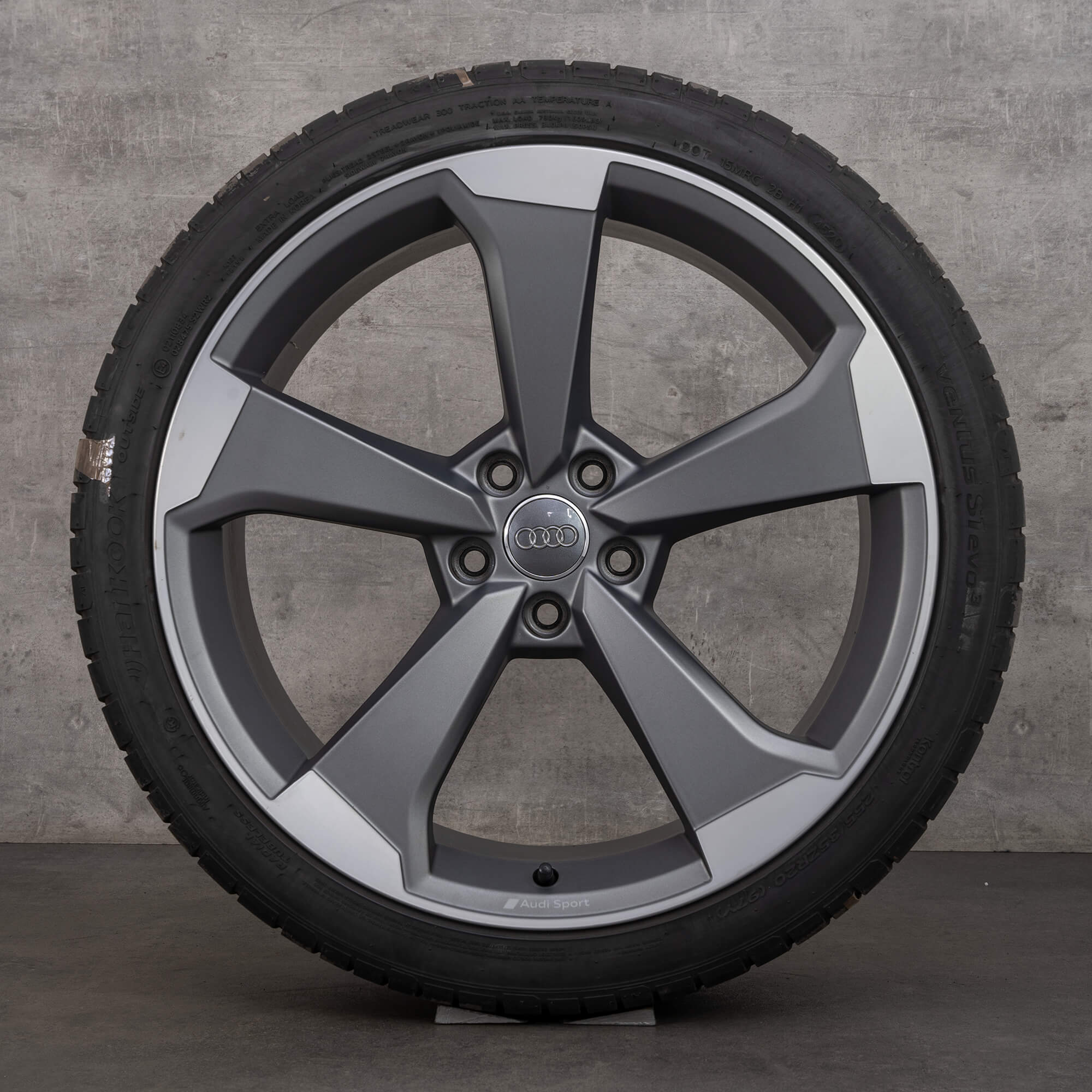 Orijinal Audi A5 S5 kış jant lastik 20 inç F5 8W B9 jantlar 8W0601025CF titan mat parlak