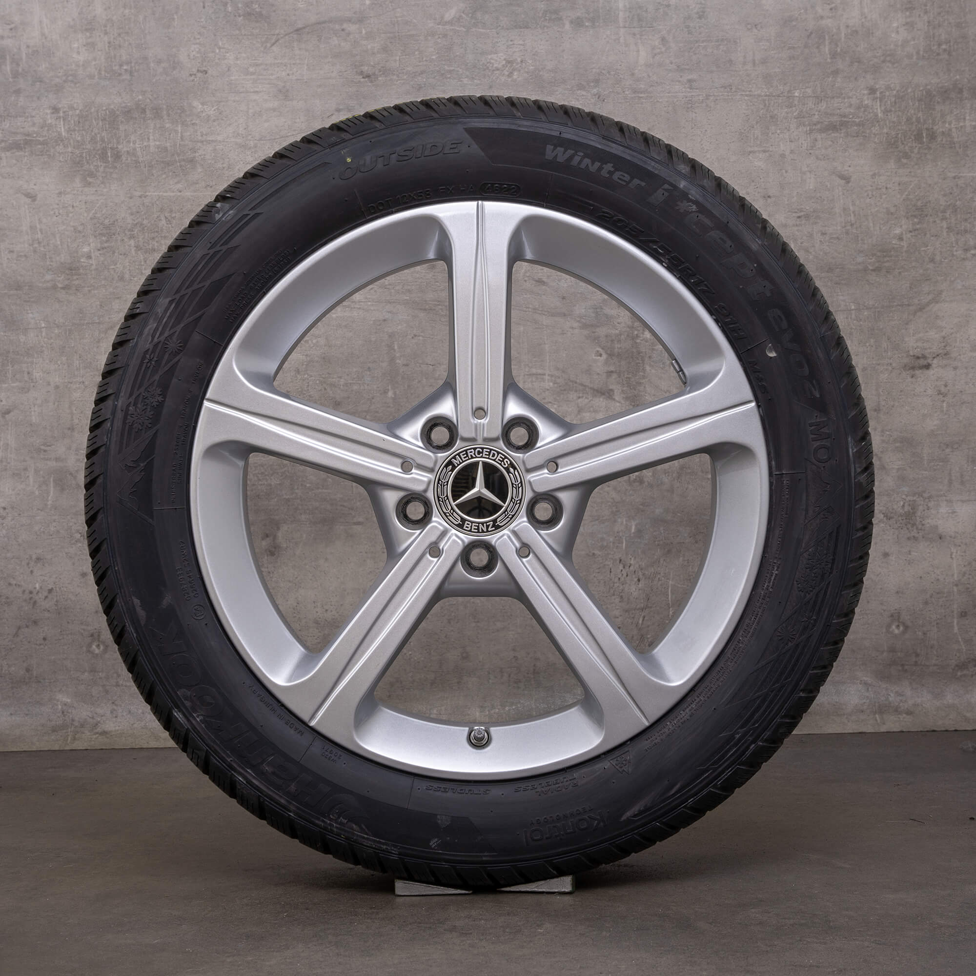 OEM Mercedes Benz A Class CLA winter wheels 17 inch W177 V177 W118 rims A1774011200 silver