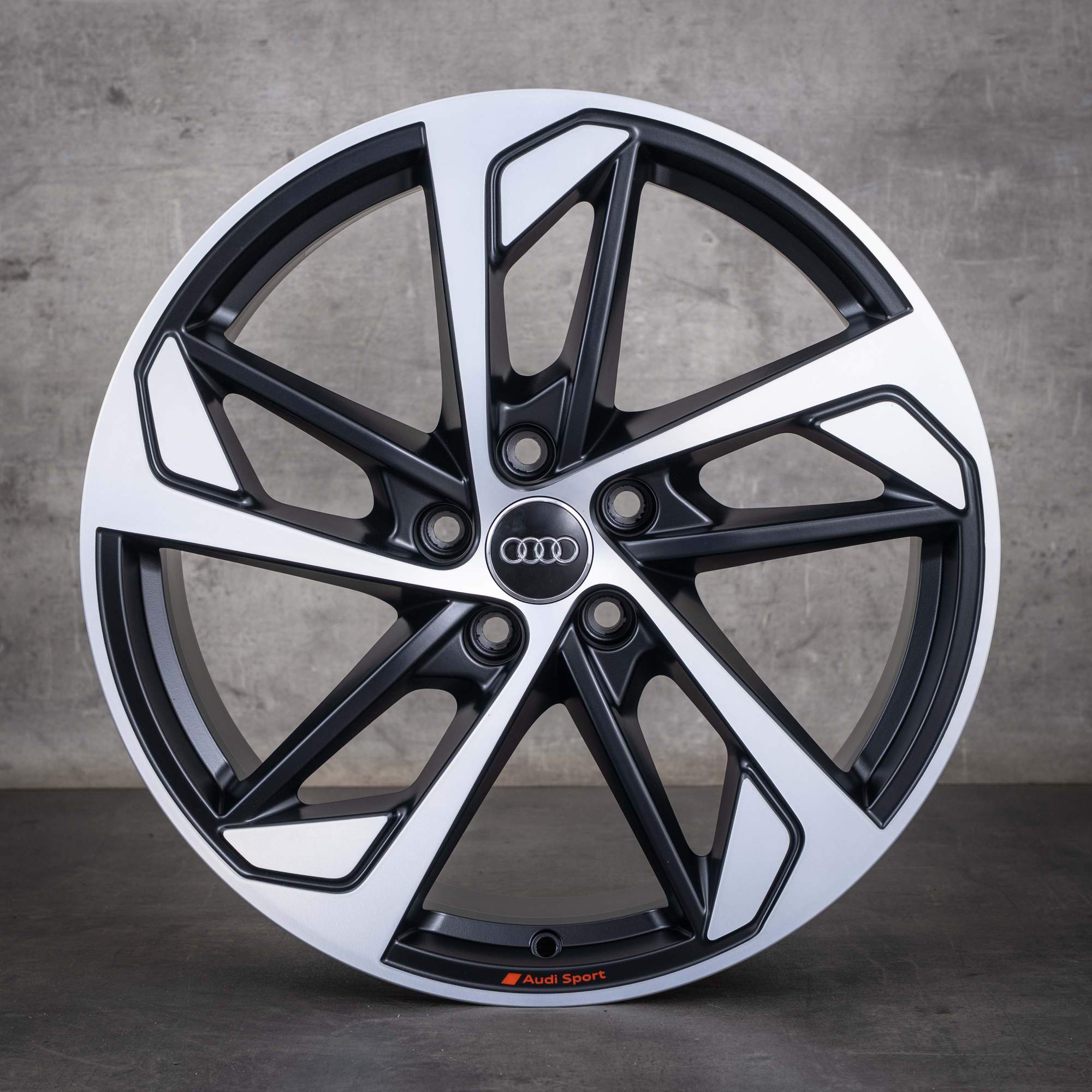 Oryginał Audi A3 S3 Felgi 19 cali 8V 8Y Trapezoid 8Y0601025R czarny mat Polerowane NOWOŚĆ