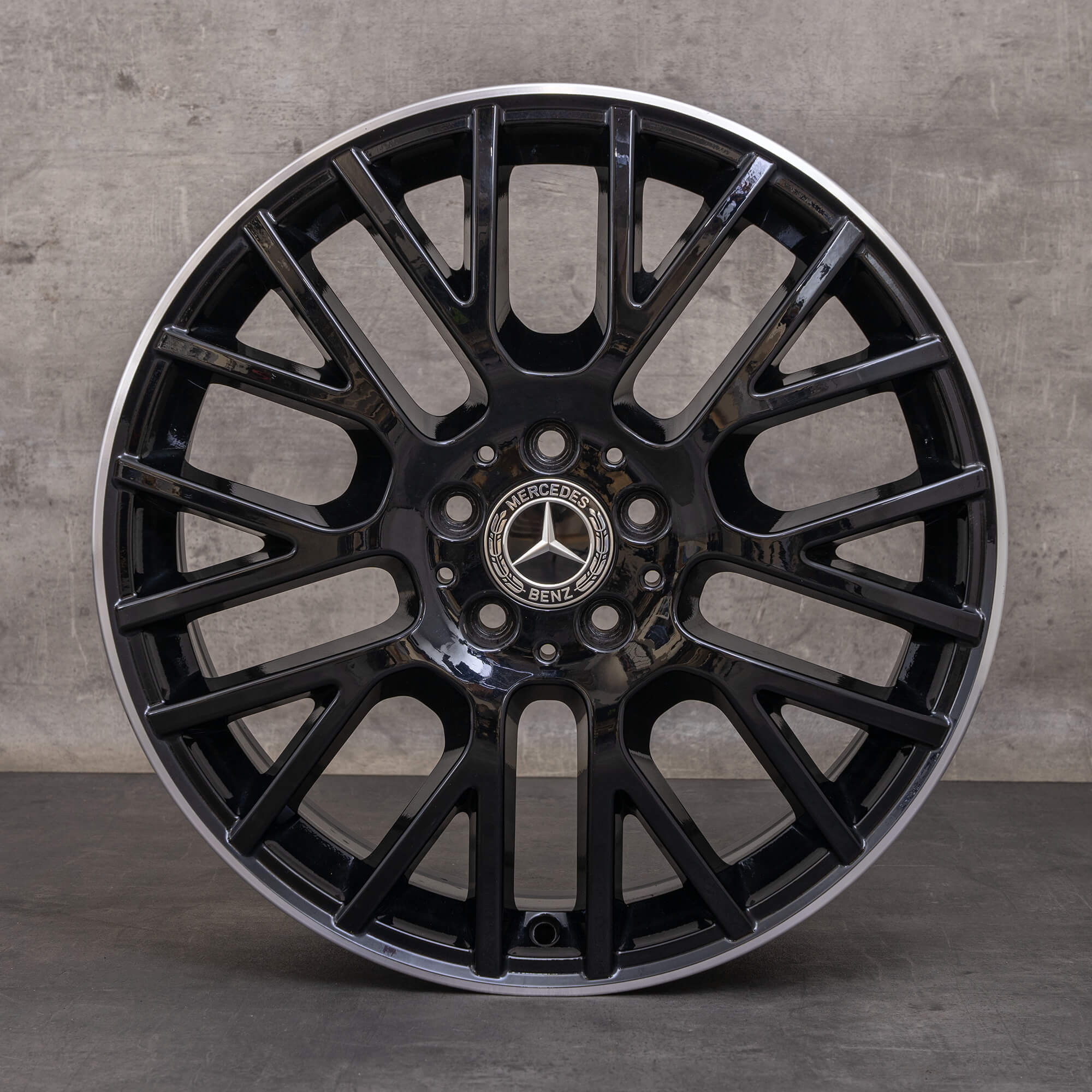 Oryginał Mercedes Benz Felgi GLE 19 cali V167 A1674012100 czarne wysoki połysk toczone
