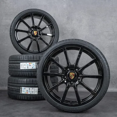 Originale Porsche Boxster Cayman 981-felgar med sommar-dekk