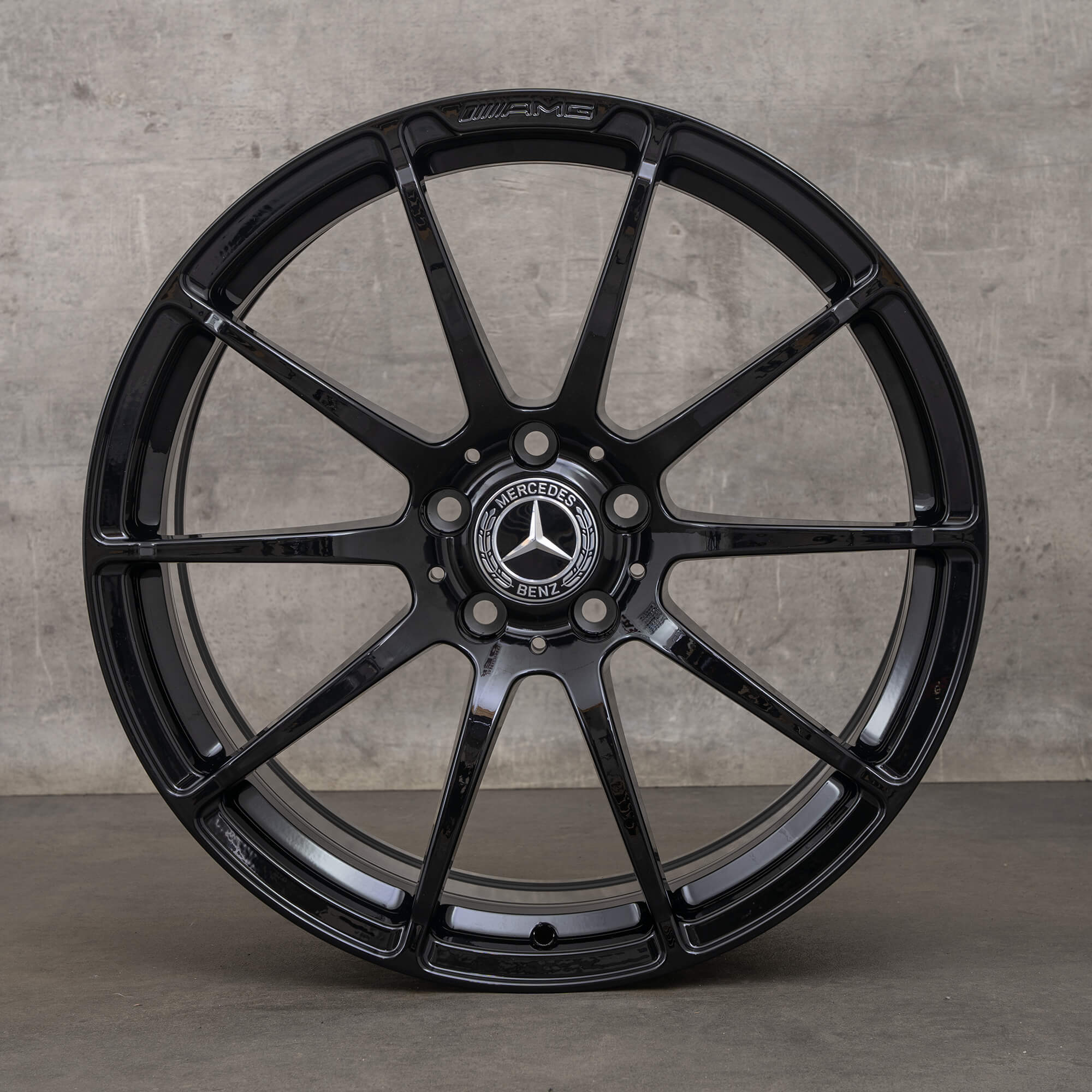AMG Mercedes Benz C-Class W204 S204 C63 Black Series 19 inch rims black