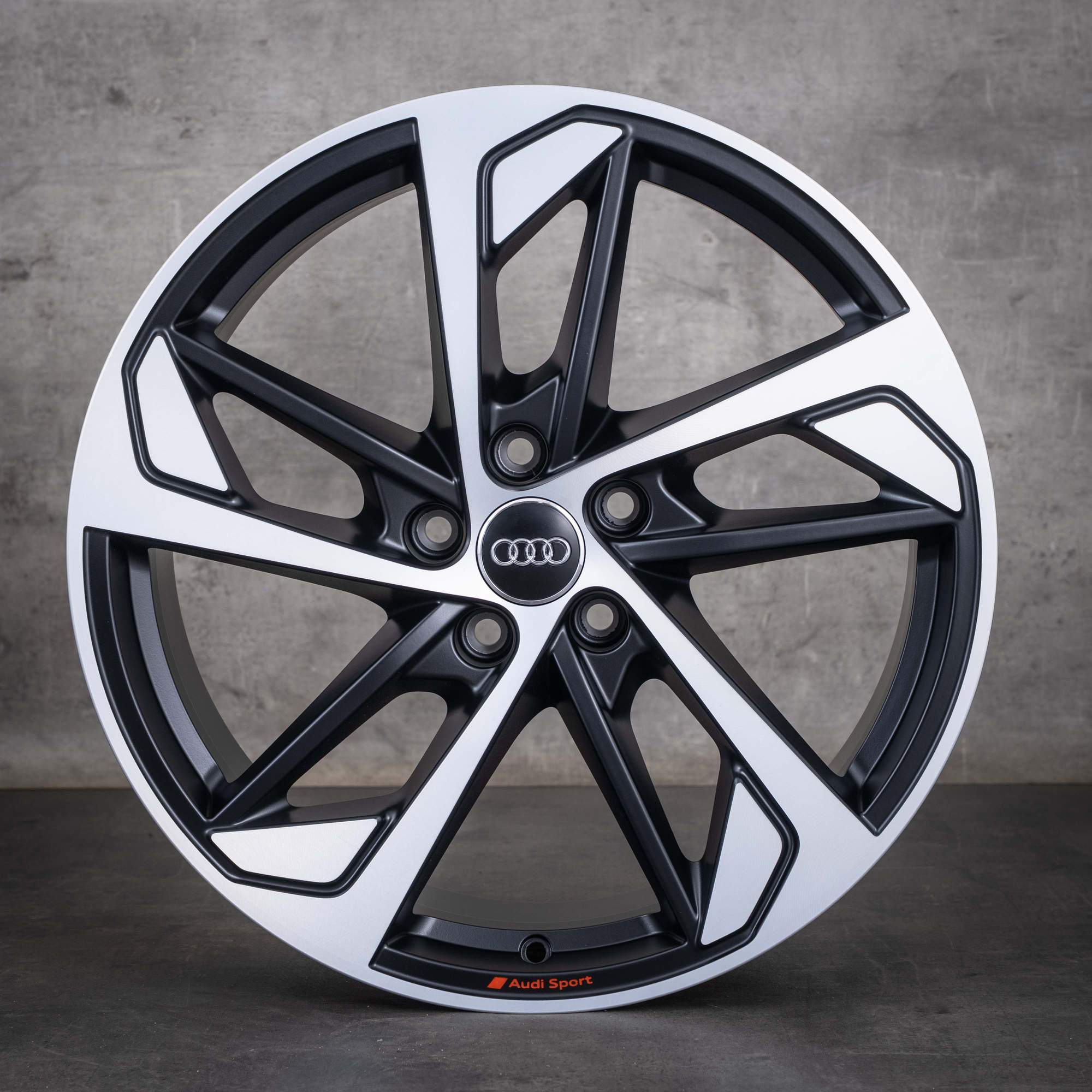 Oryginał Audi A3 S3 Felgi 19 cali 8V 8Y Trapezoid 8Y0601025R czarny mat Polerowane NOWOŚĆ