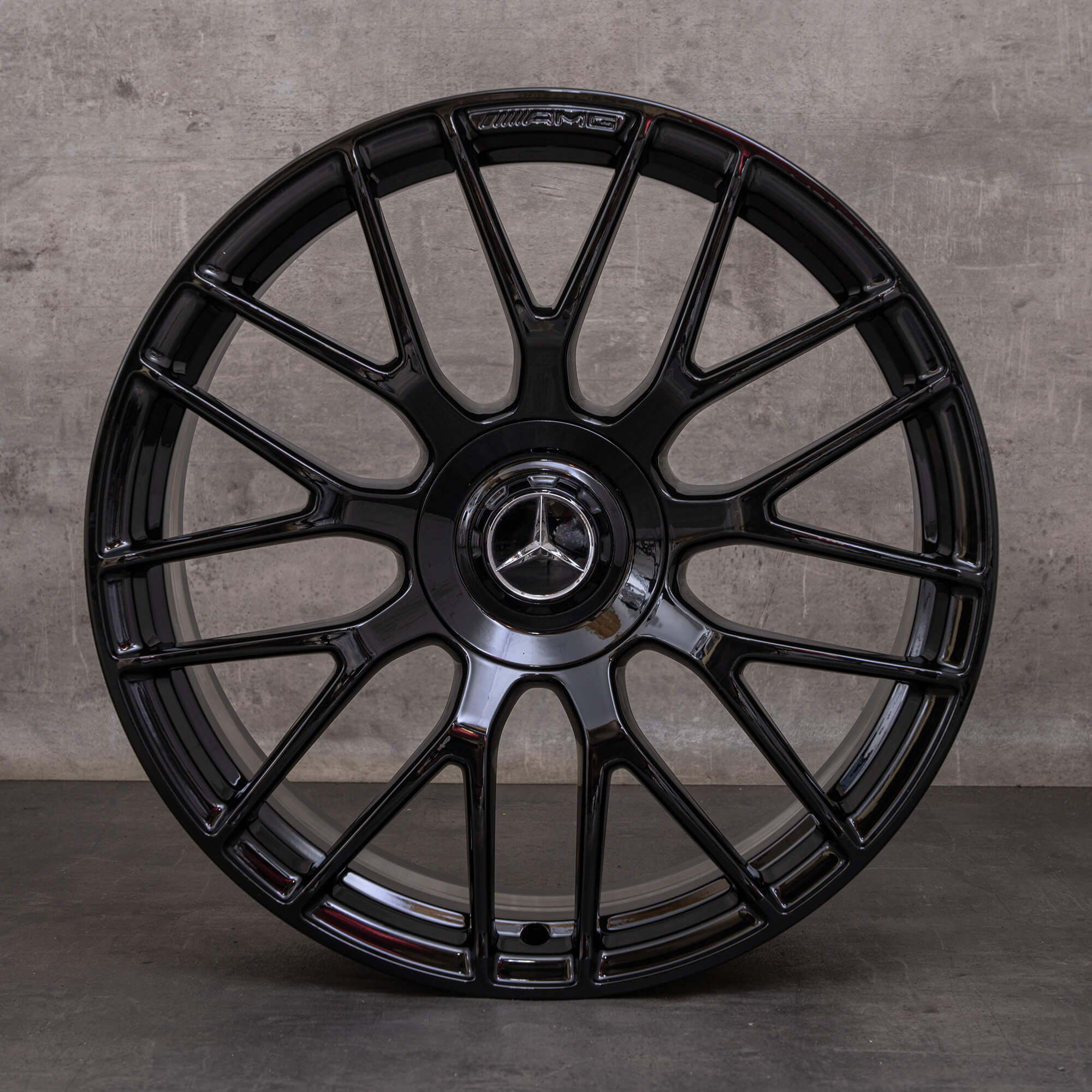 OEM Mercedes Benz C-Class C63 & S AMG Rims 19 20 inch C205 A205 A2054015900 A2054016100 black high gloss