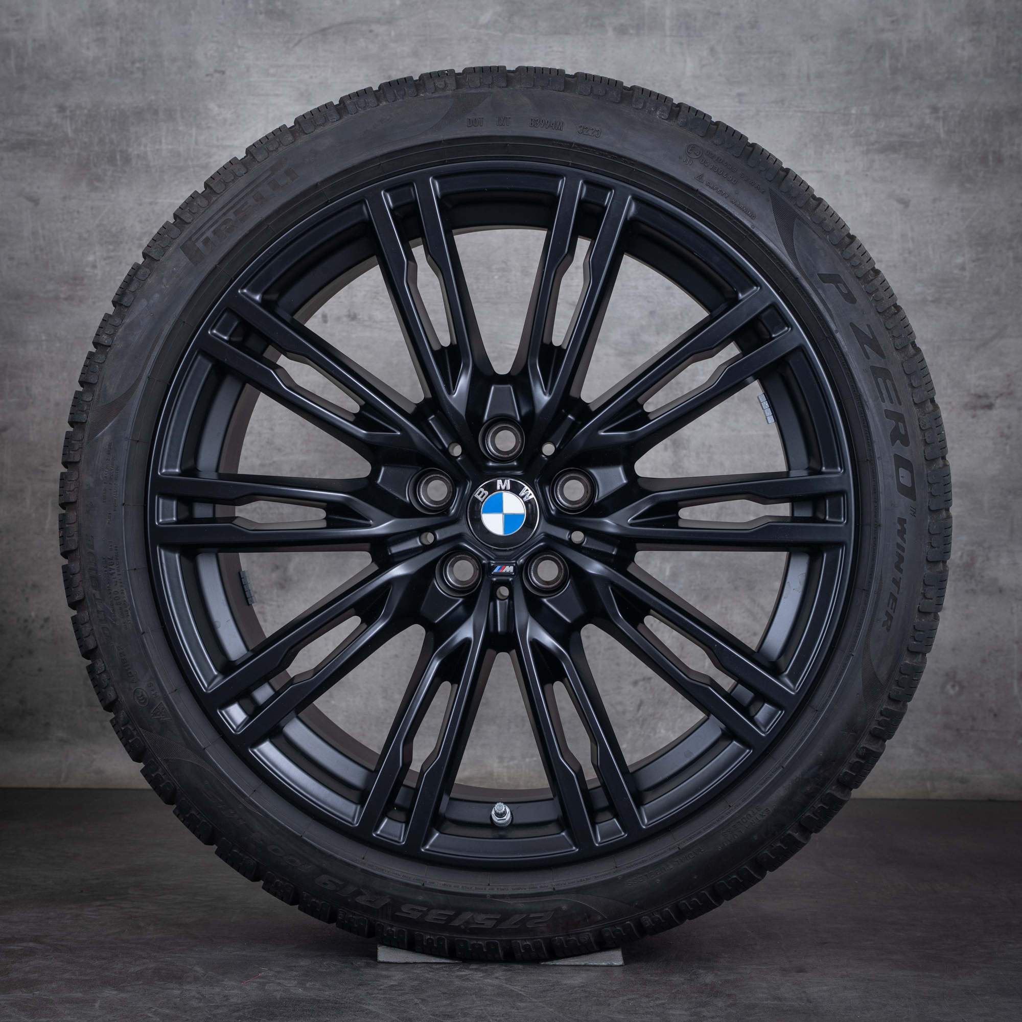 Oryginalne BMW M2 M3 M4 koła zimowe 19 cali G87 G80 G82 G83 felgi stylizacja 829 M 8093844 8093845 jet black matt