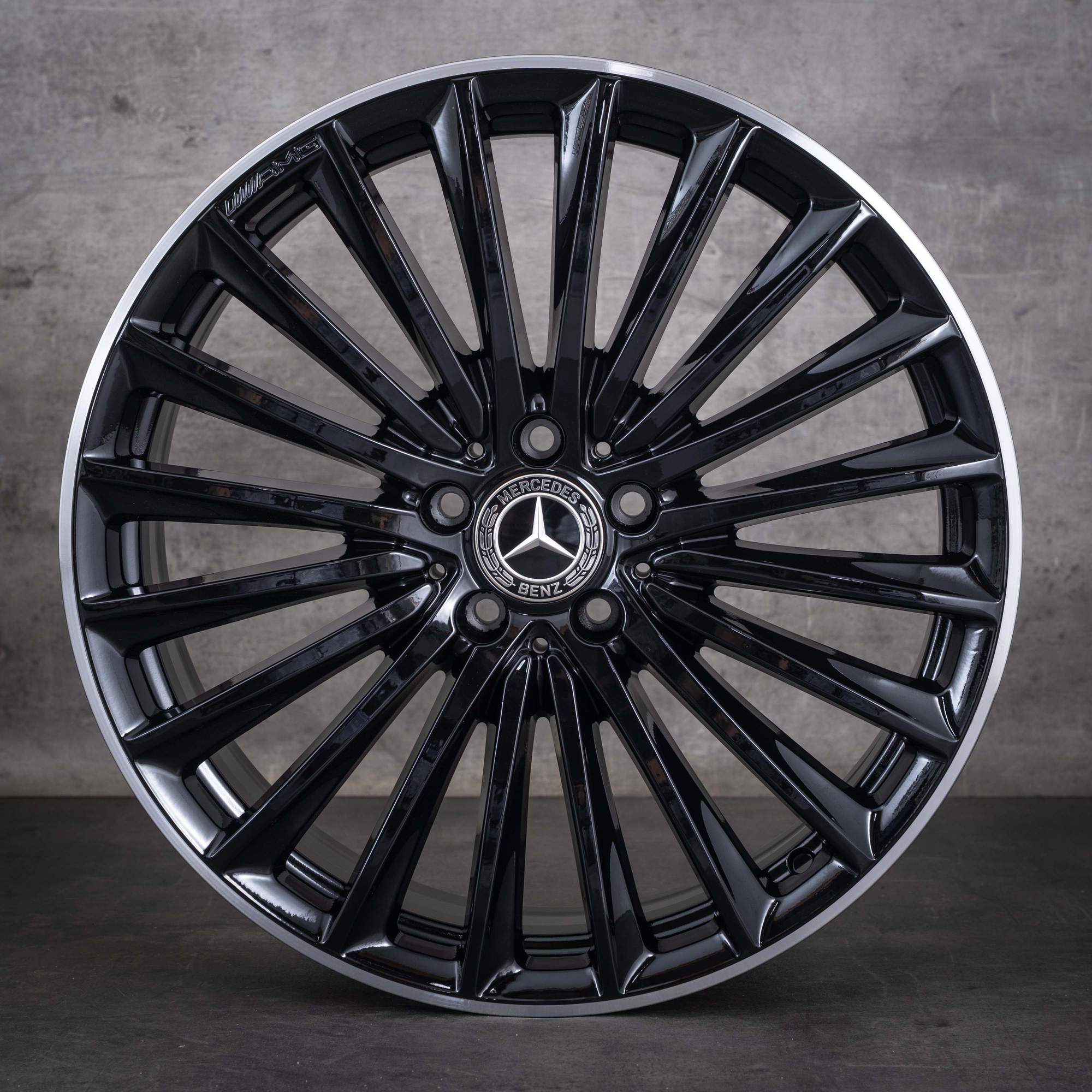 OEM Mercedes-Benz GLC AMG 20-inch rims X254 C254 A2544010800 A2544010900 Black, polished NEW