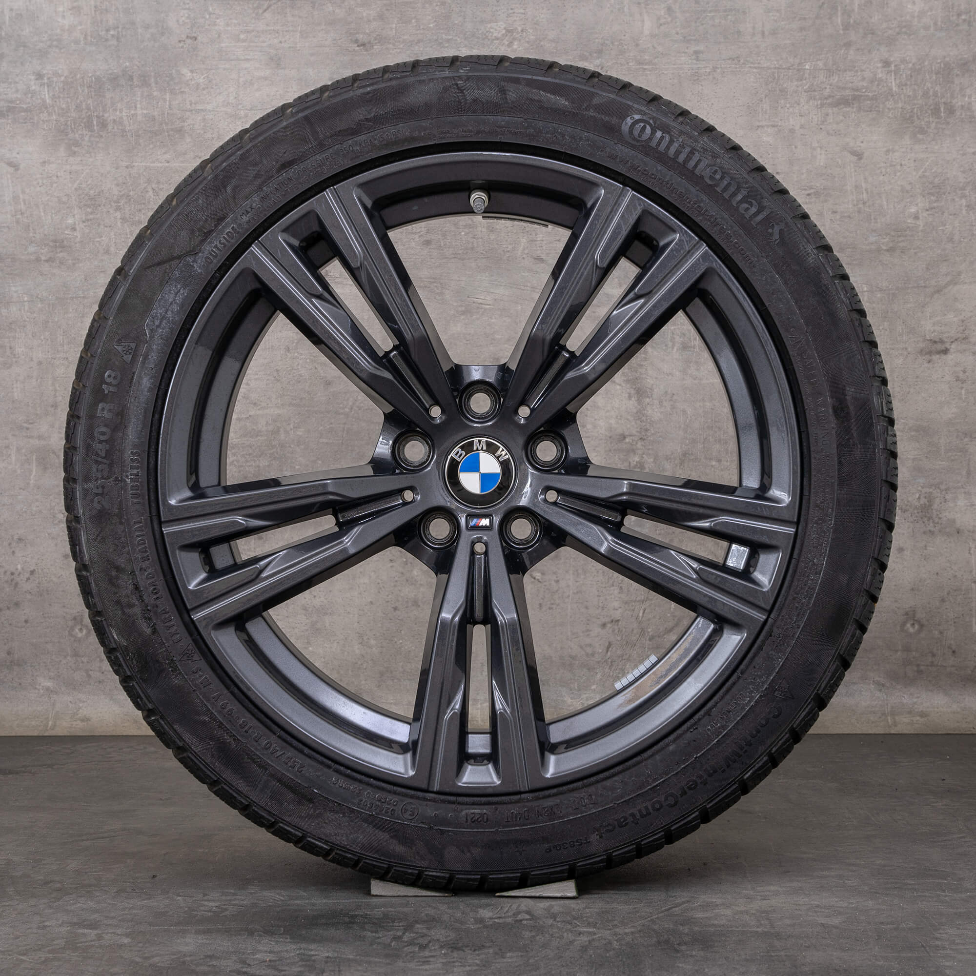 Oryginał BMW Z4 koła zimowe 18 cali G29 felgi stylizacja 798 M 8091466 8091467 orbit szary połysk