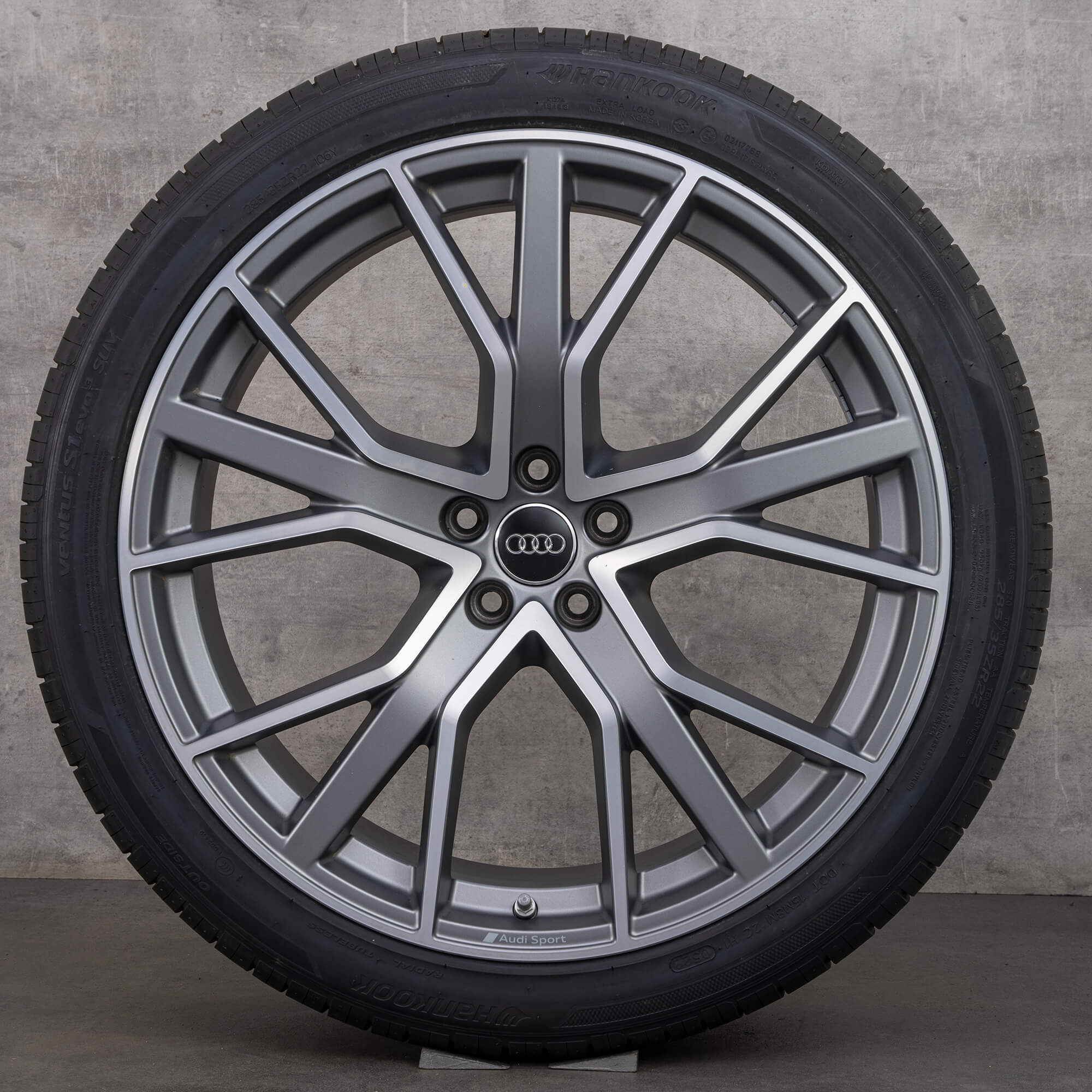 Audi Q7 SQ7 4M sommerfelger 22 tommer sommerdekk felger 4M0601025CP