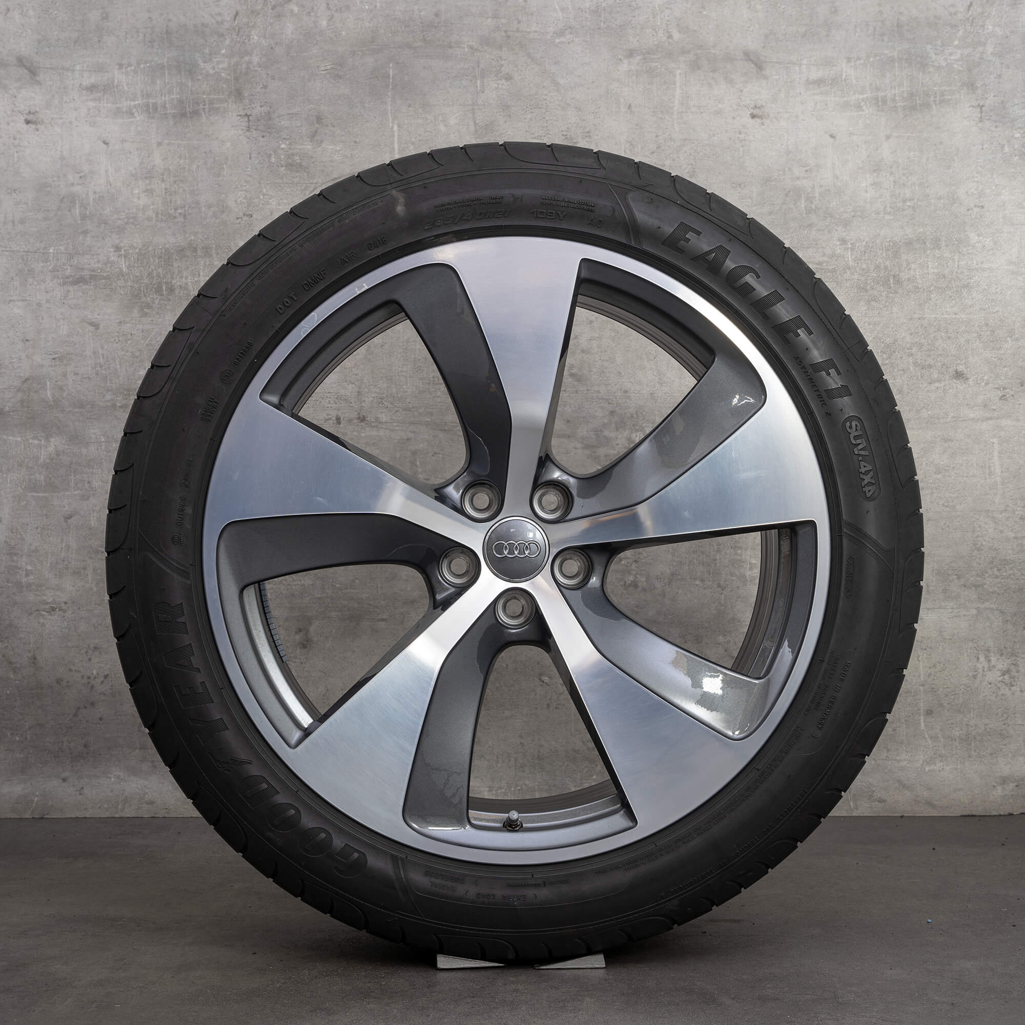 Audi Q7 SQ7 4M 21 inch velgen turbine zomerwielen zomerbanden 4M0601025E
