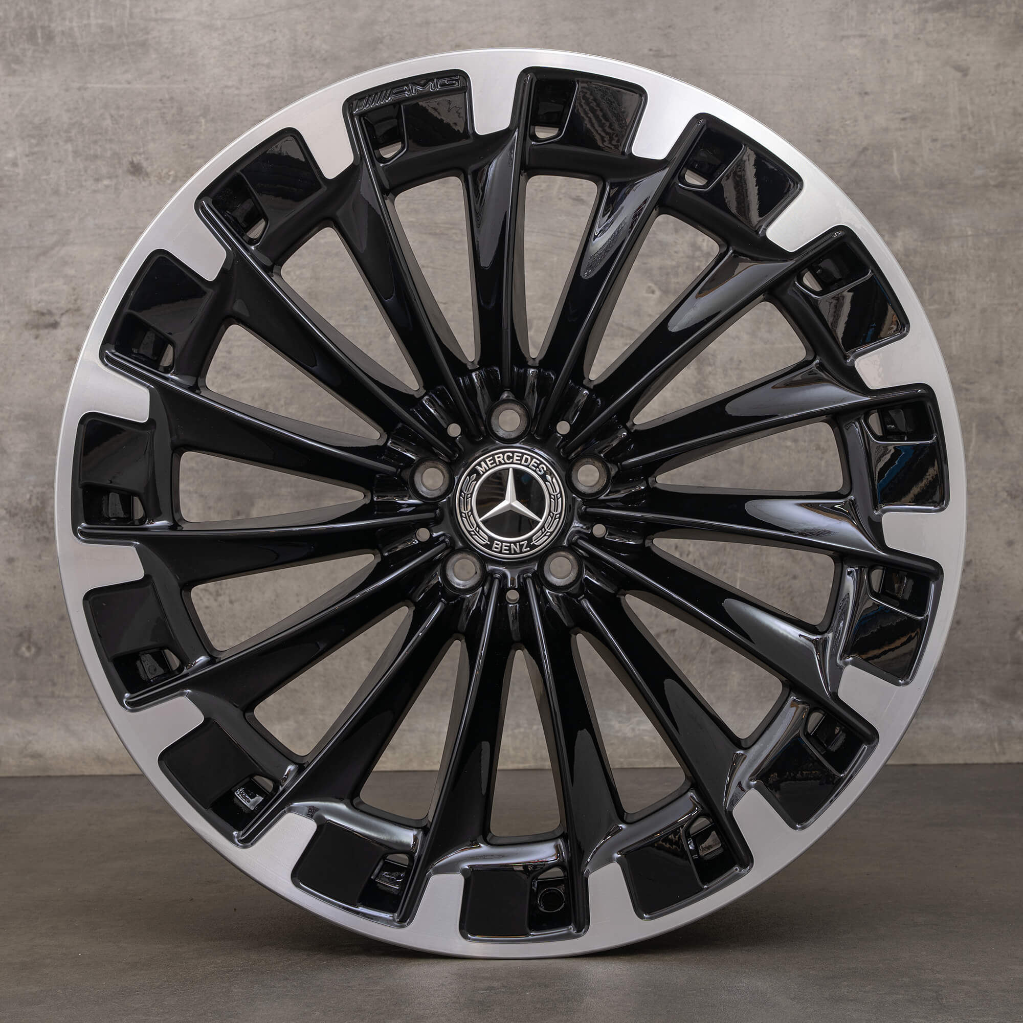 AMG Mercedes Benz EQE X294 SUV 22 Zoll Felgen A2944011300 Alufelgen schwarz