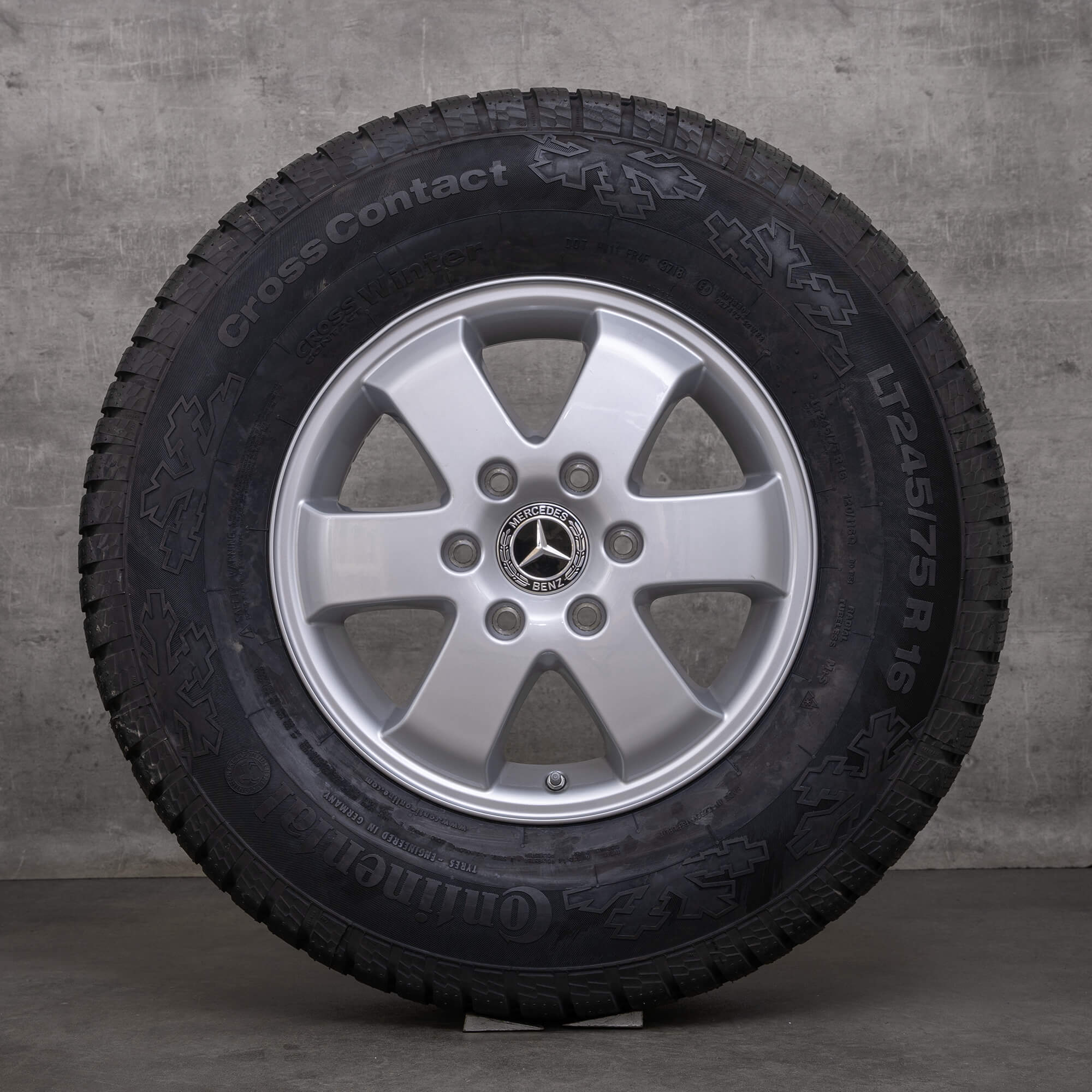 Jantes de inverno originais Mercedes Benz Sprinter II 16 polegadas W906 jantes A0014018602 prata NOVO