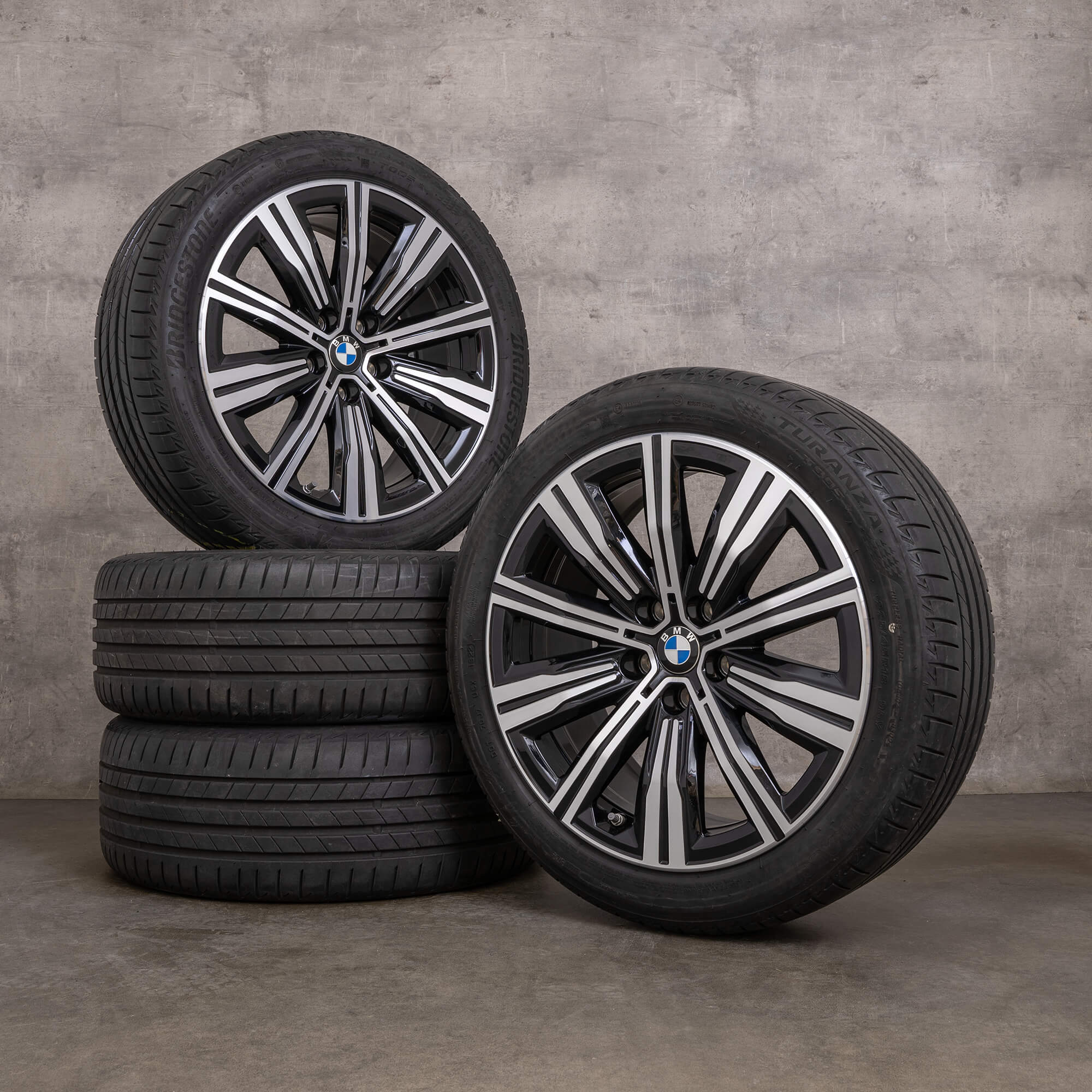 Originální disky BMW řady 2 3 4 18 palců G42 G20 G21 G22 G23 letni styling 782 6883524 černé lesklé soustružené