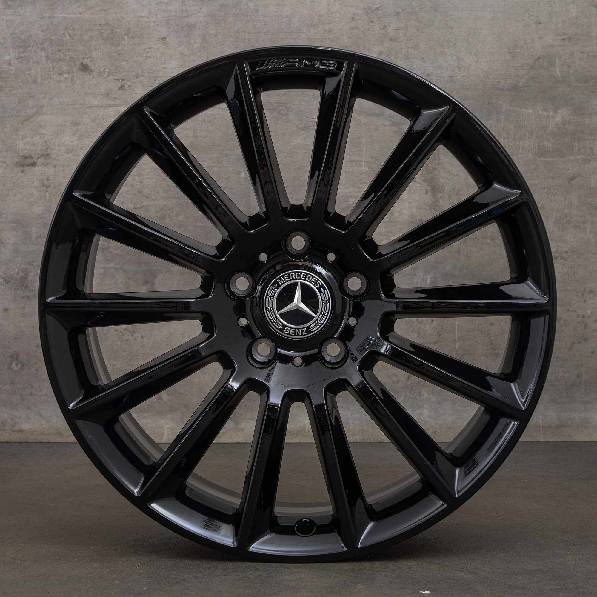 Originale Mercedes Benz G-Klasse AMG fælge 20 tommer W463A G350d G400d G500 A4634011700 sort højglans NYHED