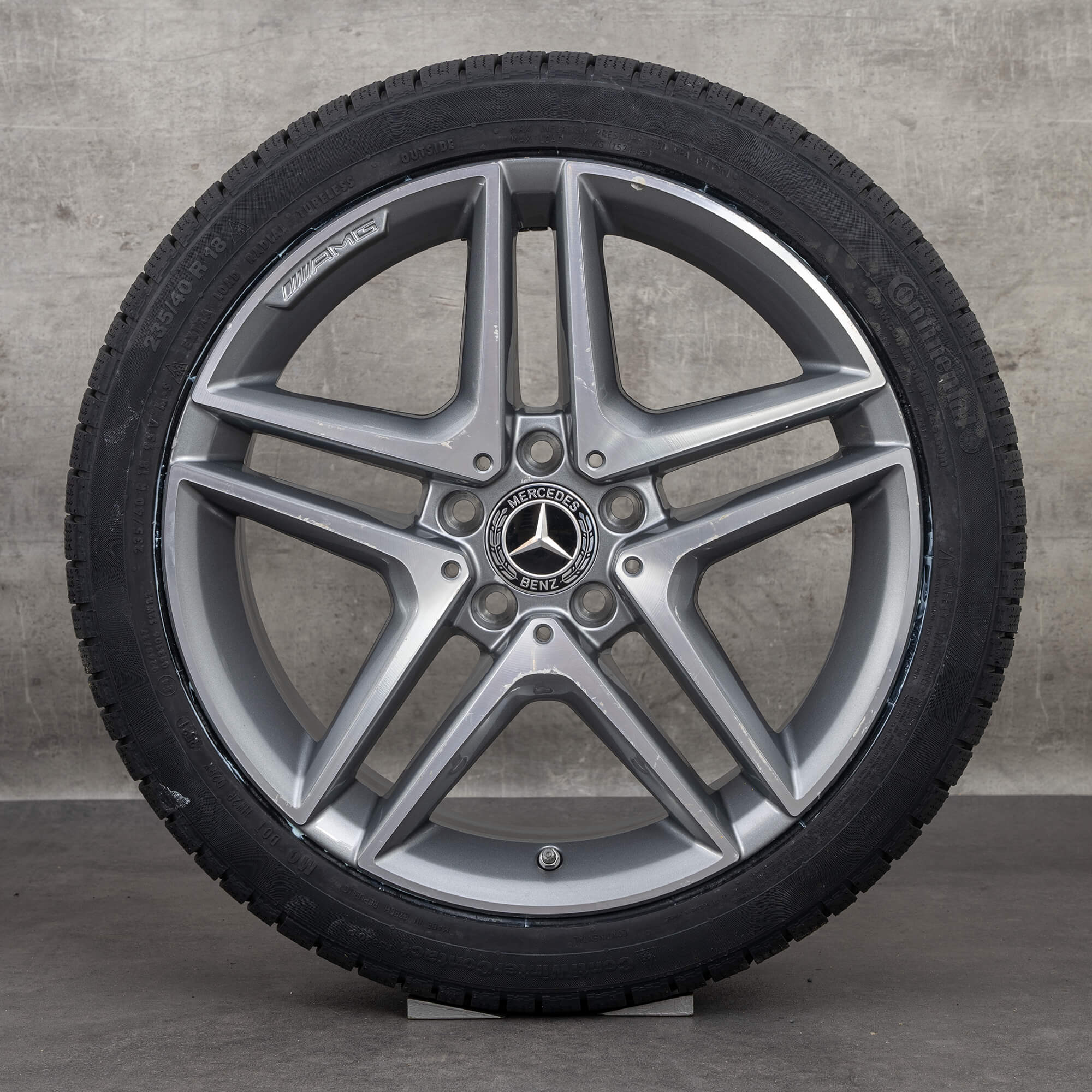 Mercedes 18 Zoll Winterräder AMG Felgen A-Klasse W176 A45 W117 CLA45 250 Sport