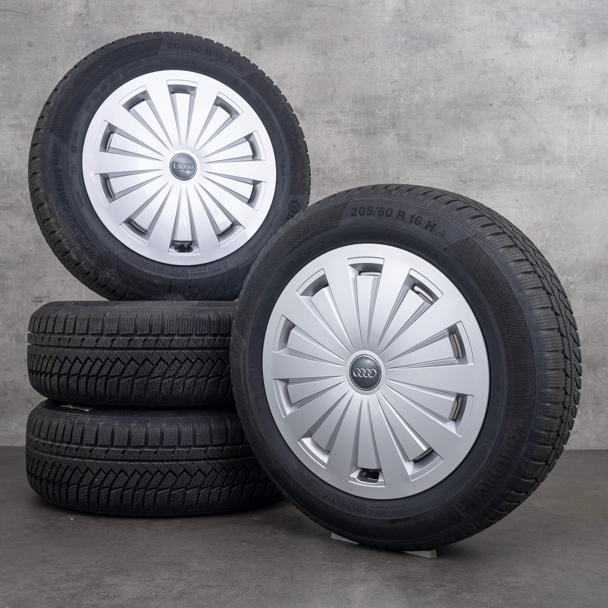 Audi 16 Zoll Felgen A4 B9 8W Winterreifen Winterräder Stahlfelgen 8W0601025