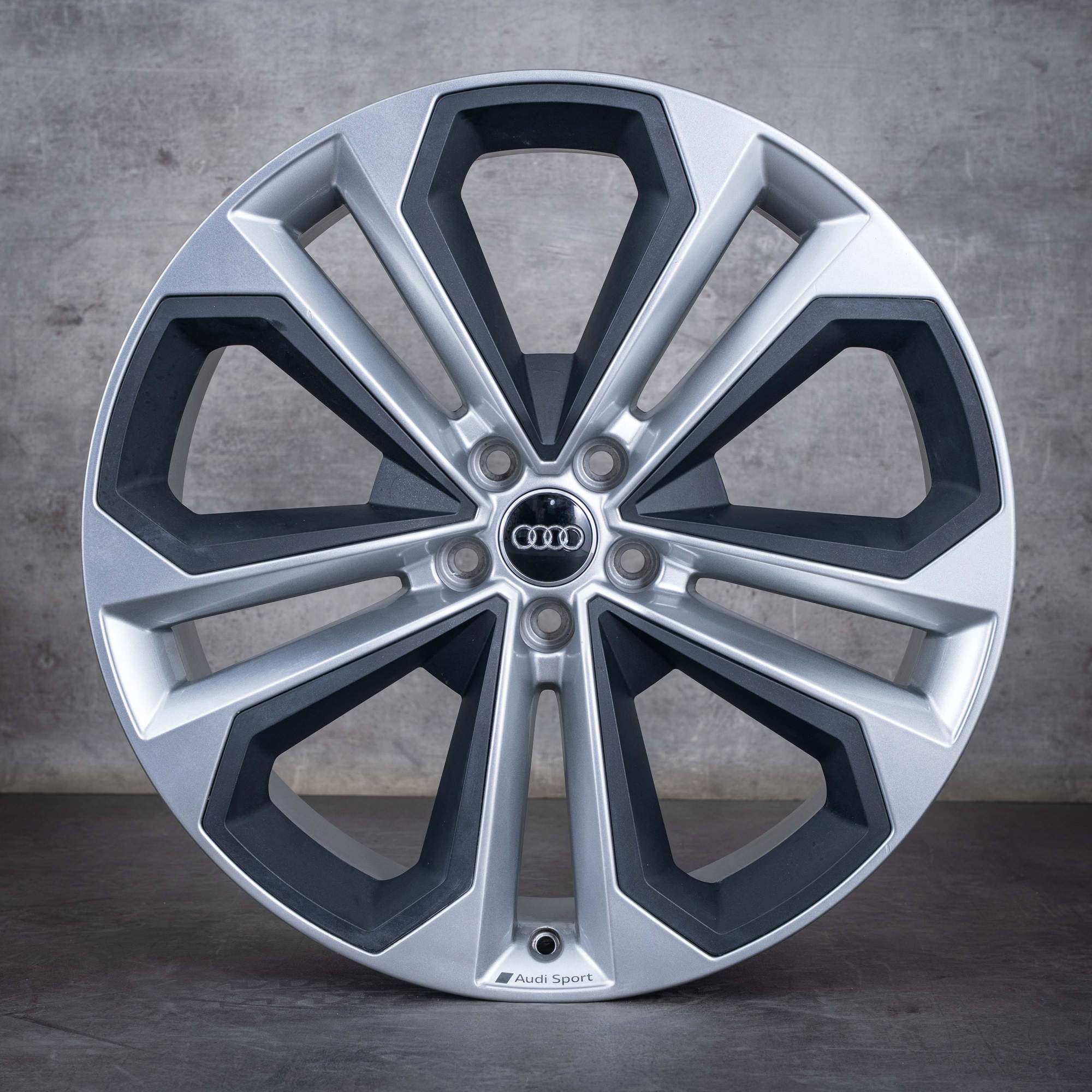 Oem Audi Q5 SQ5 jantes 21 pouces FY 80A601025AS argent brillant titane mat