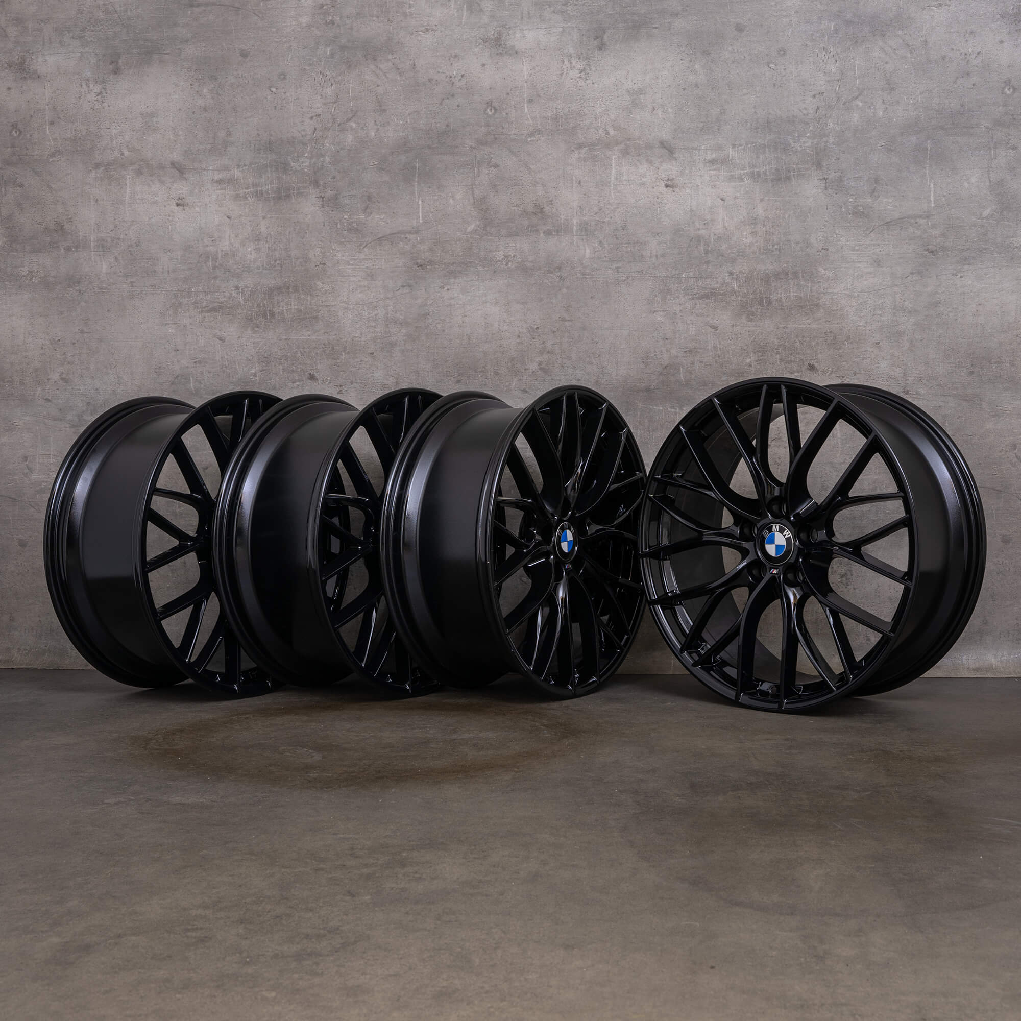 Originální disky kol BMW řady 3 4 20 palců F31 F32 F33 Gran Coupe F36 Styling 405 M 6796264 6796265 černé lesklé