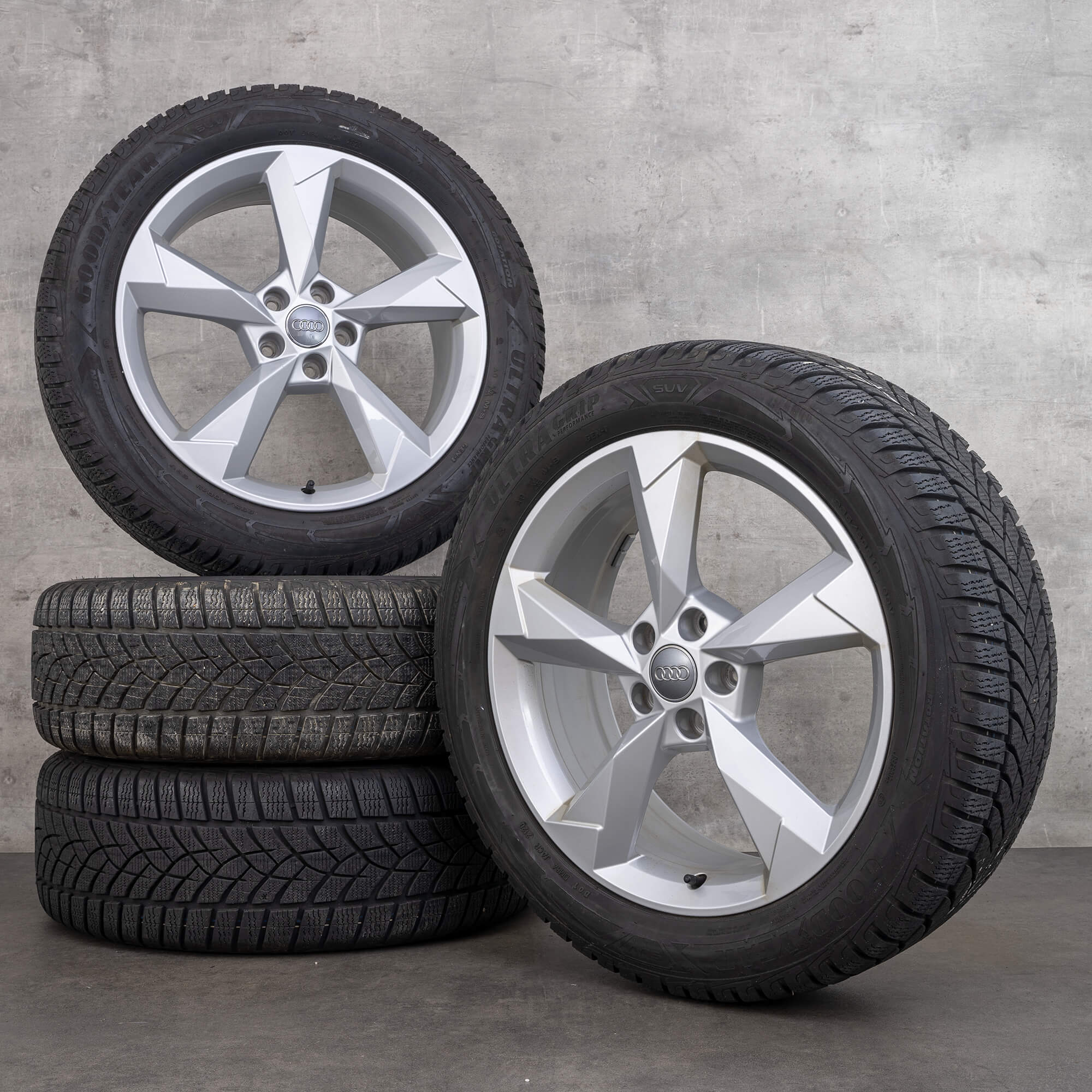 Audi 19 tommer Q3 II F3 felger vinterdekk komplette vinterhjul Dynamic