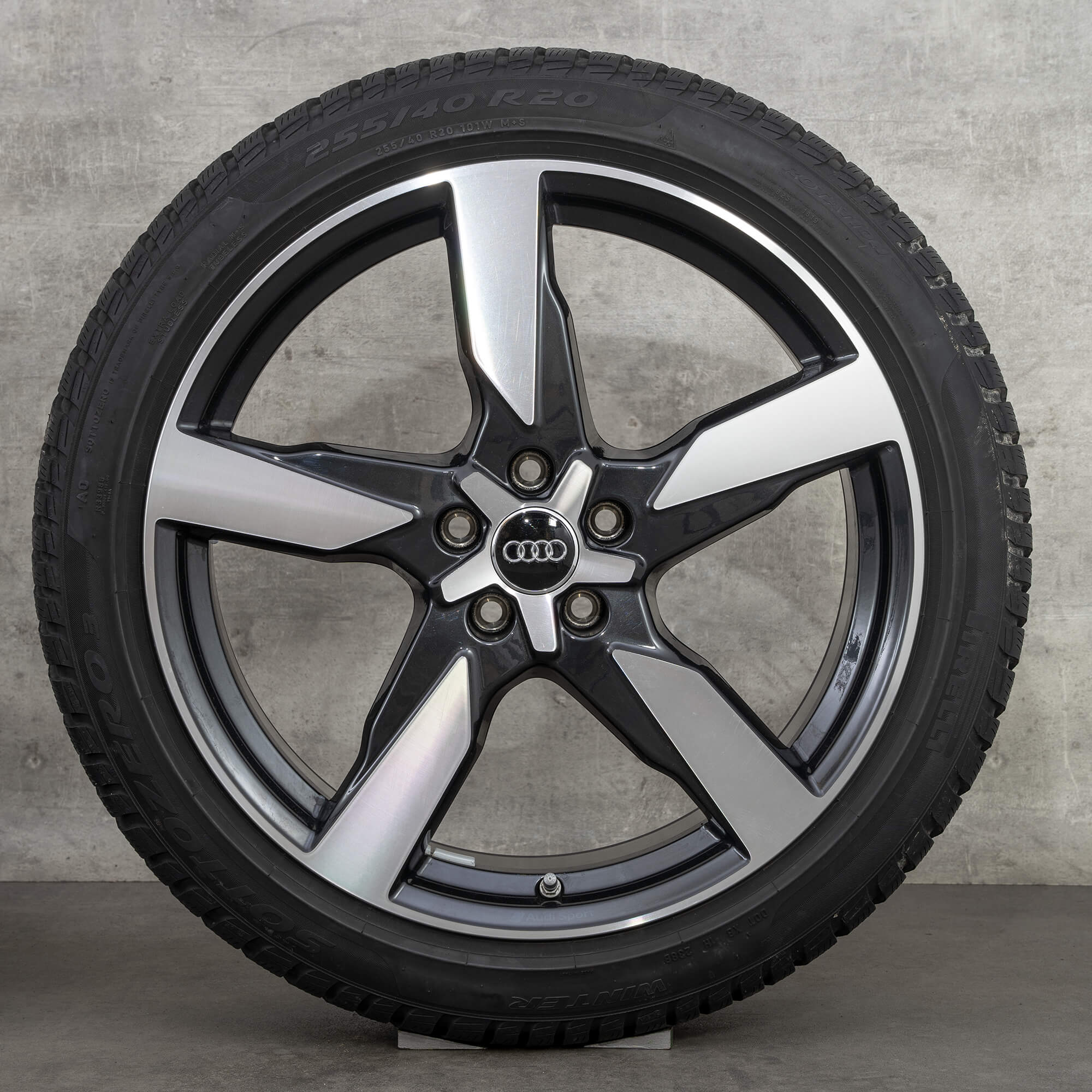 Audi 20 inch velgen A6 S6 4K C8 Polygon 4K0601025AD winterbanden winterwielen