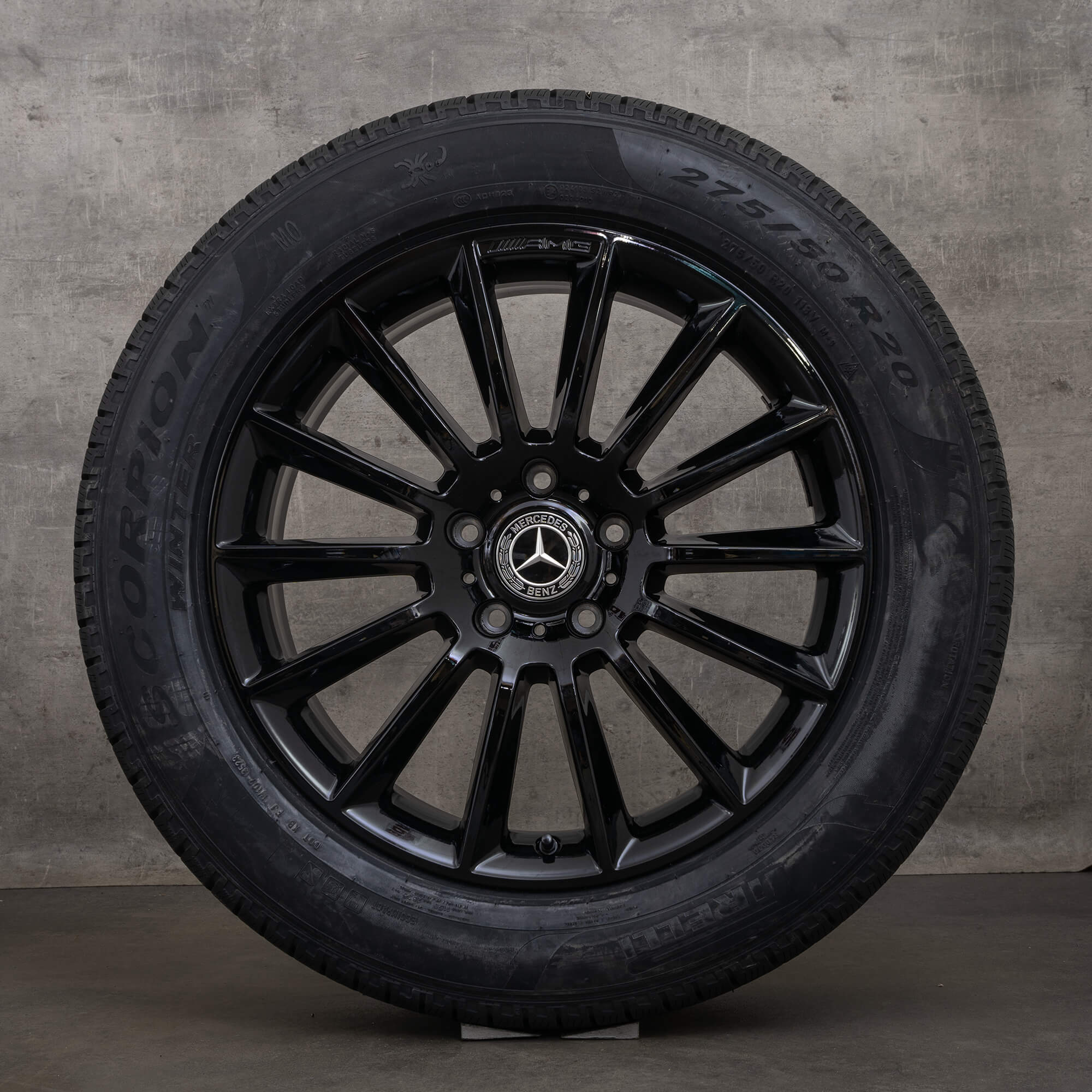 Originele Mercedes Benz G-Klasse AMG winter velgen 20 inch W463 G350d G400d G500 A4634011700 zwart hoogglans NIEUW