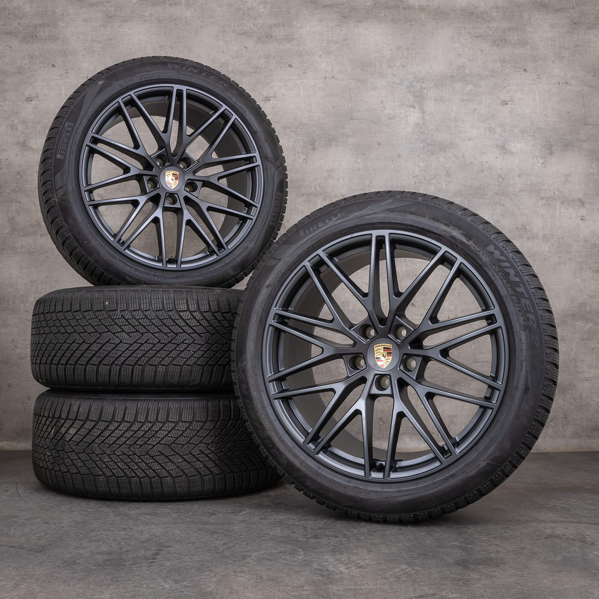OEM Porsche Cayenne Coupe snow tire packages 21 inch rims 9YA II