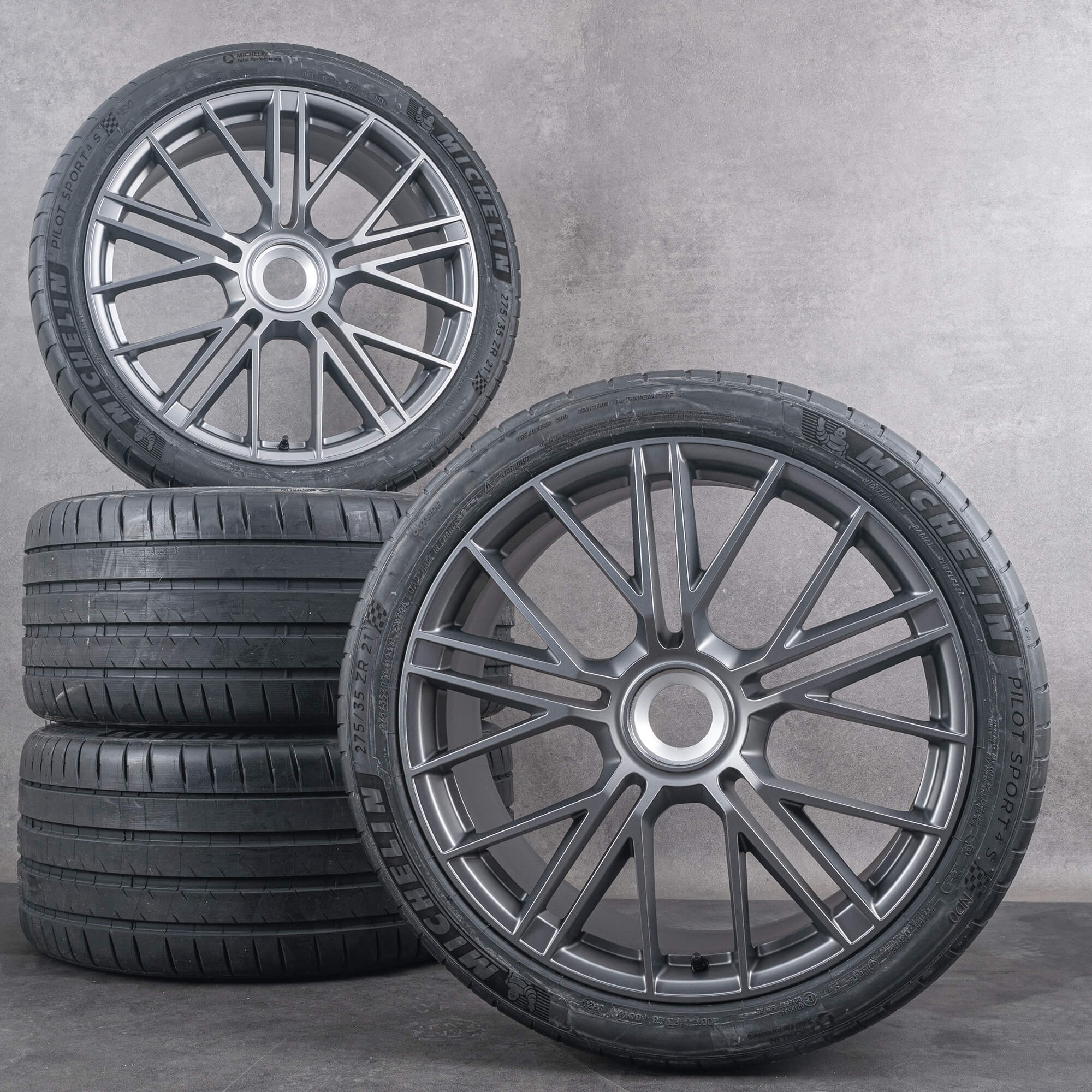 Genuine Porsche 21 pulgadas ruedas de verano Panamera 976 Turbo S GTS E-Hybrid Nuevo ZV