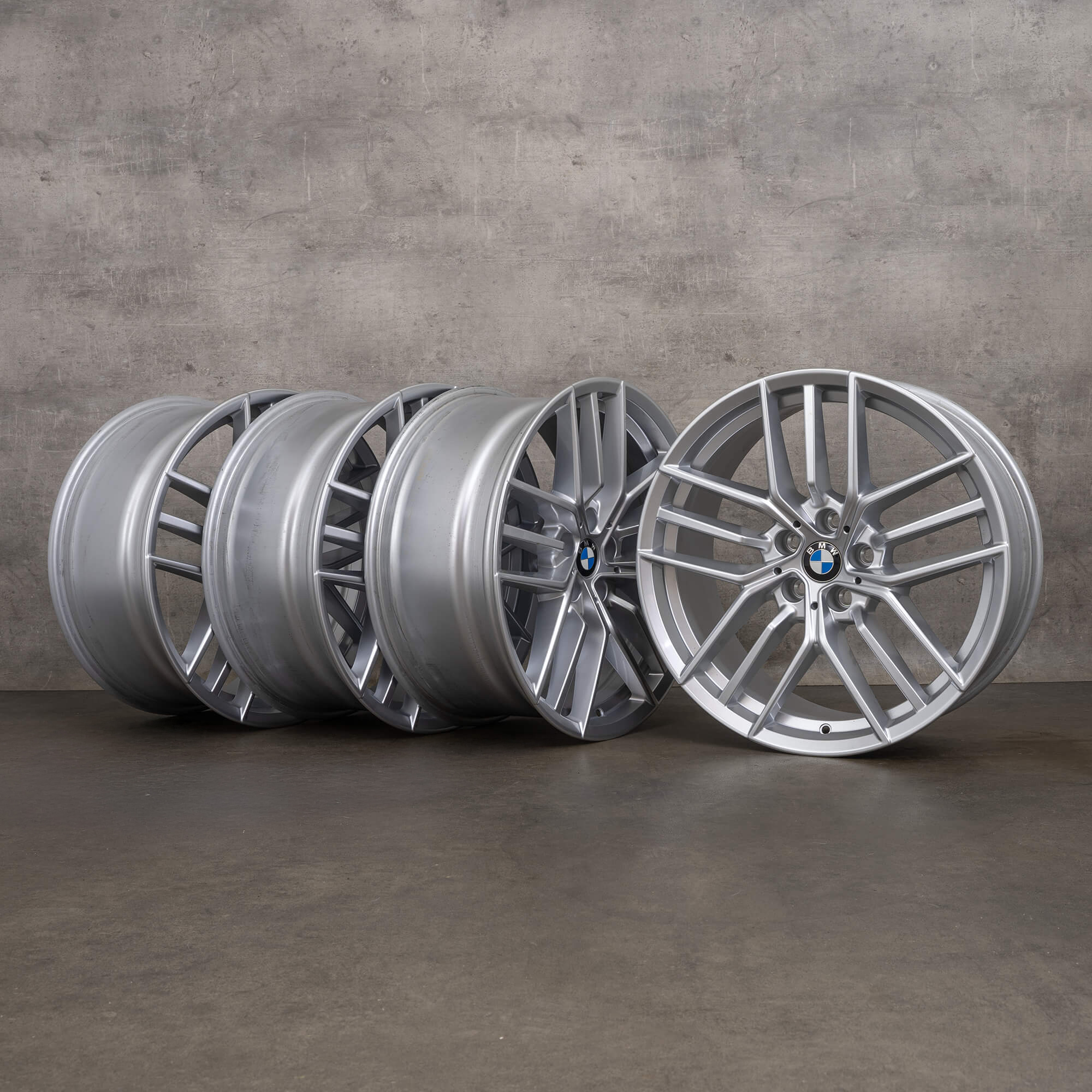 Oryginalne felgi BMW serii 5 i5 19 cali G60 G61 Styling 933 5A324D6 srebrne NOWOŚĆ