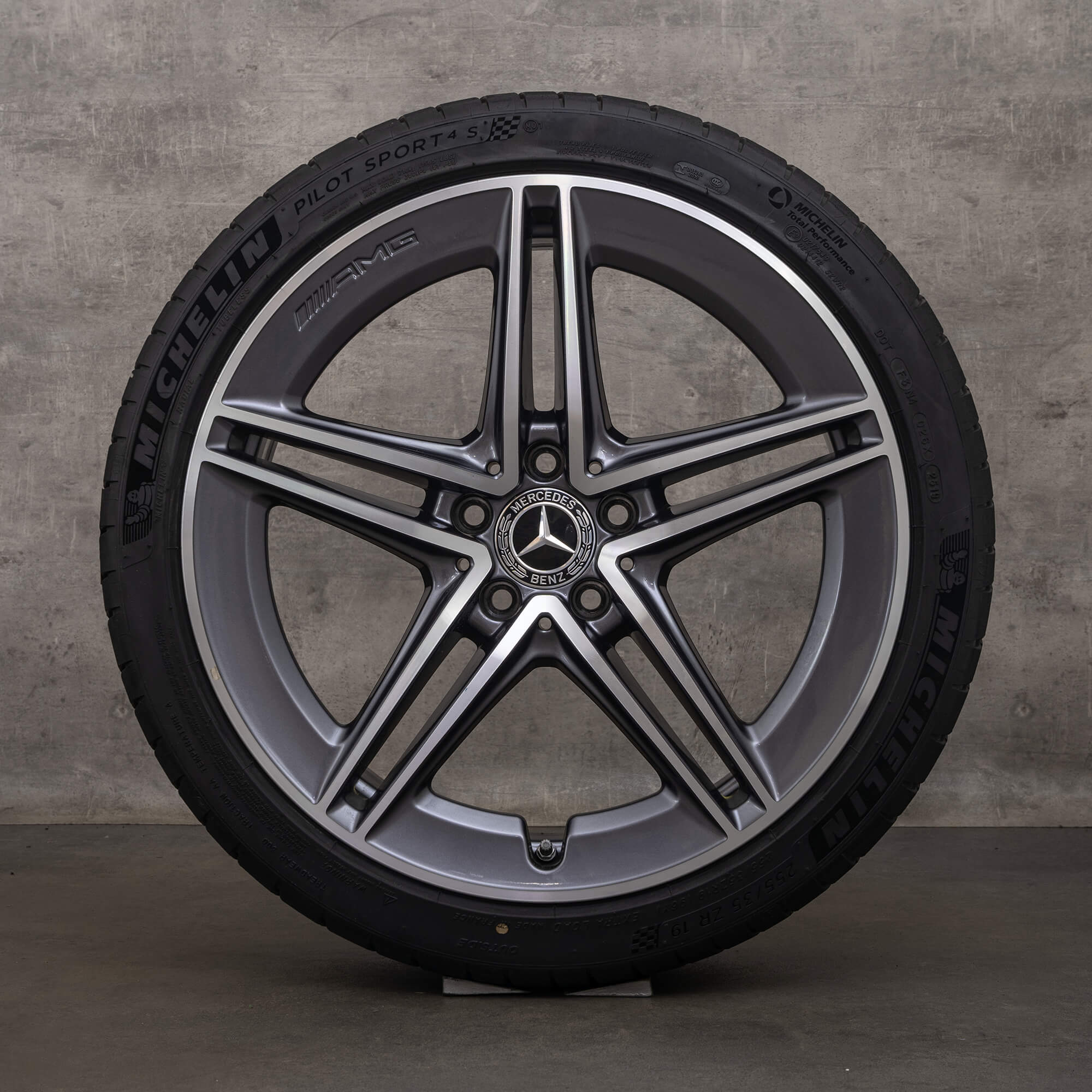 OEM Mercedes Benz CLA rims 19 inch AMG 45 C118 X118 summer wheels ...