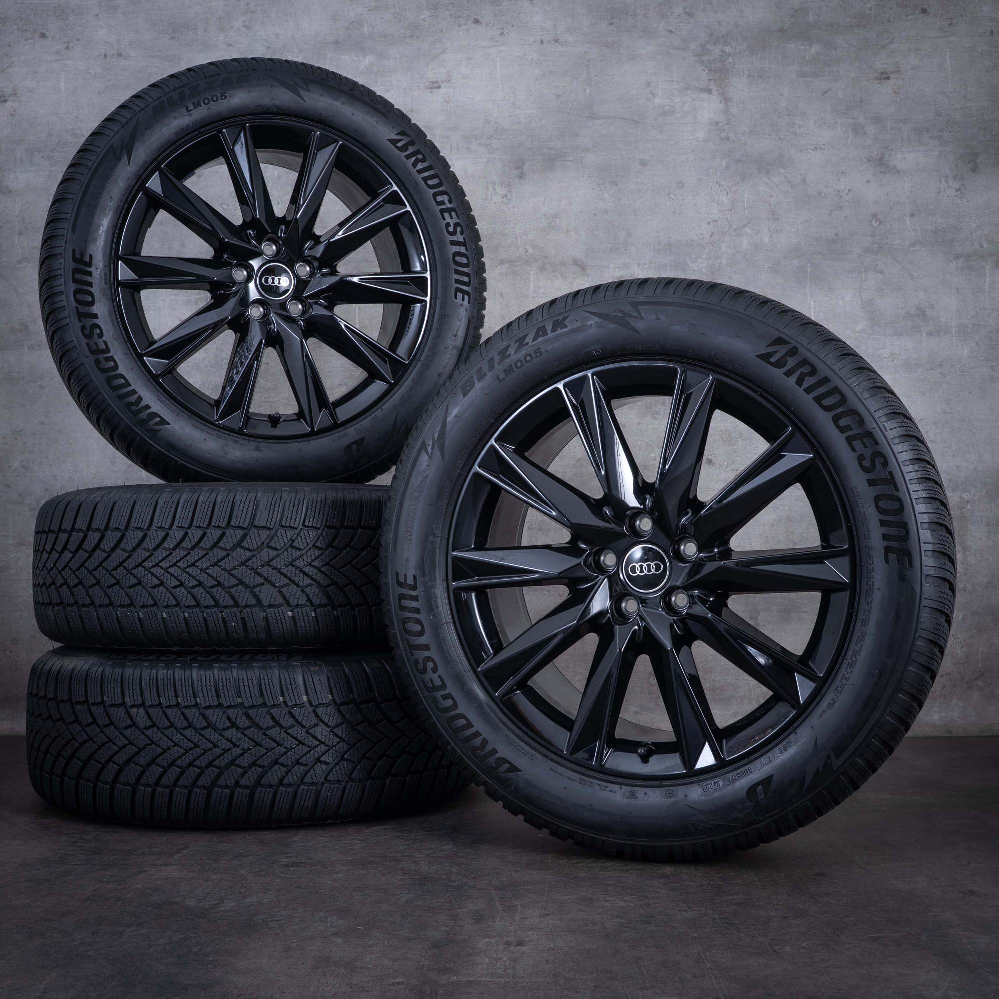 OEM Audi e-tron Q4 Sportback FZ winter wheels 19inch rims 89A071499A Gloss Black
