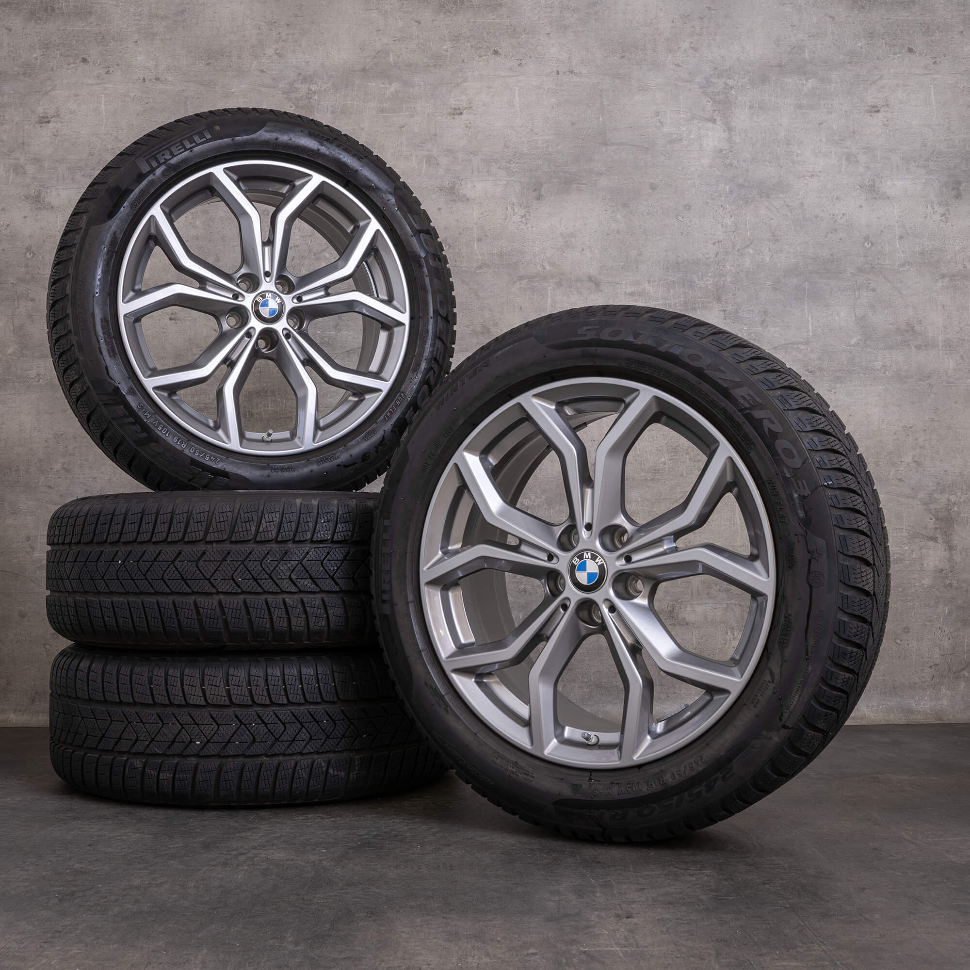 Original BMW X3 X4 Winterräder 19 Zoll G01 G02 Felgen Styling 694 ...