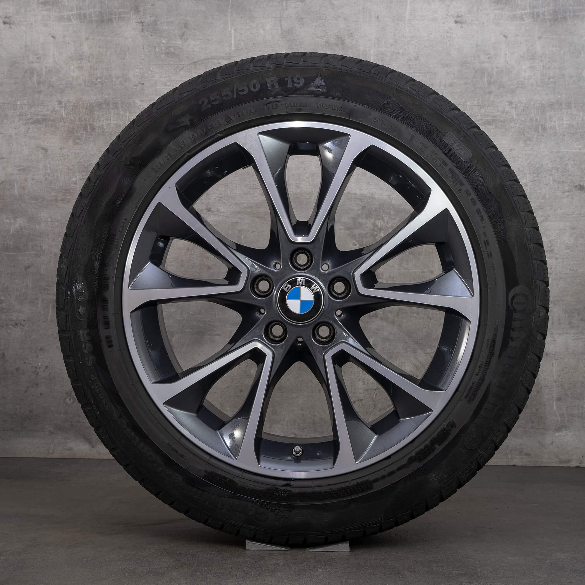 BMW X5 E70 F15 Winterräder 19 Zoll Winterreifen Felgen Styling 449  