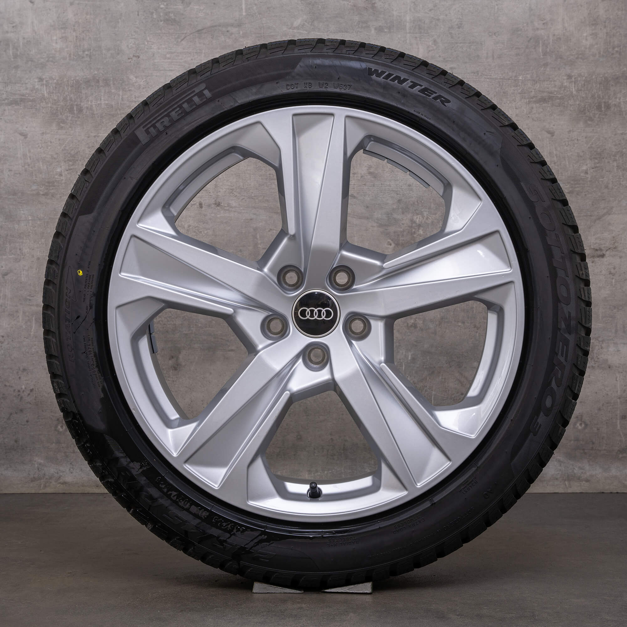 Original Audi A7 S7 Winterräder 19 Zoll 4K C8 Felgen 4K8601025J Dynamik Design silber